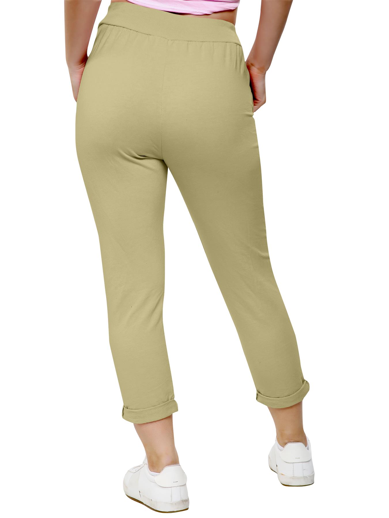 Women's Athletic Italian Trouser Pants for Active Yoga Comfy Jogging Bottoms - Picture 29 of 44