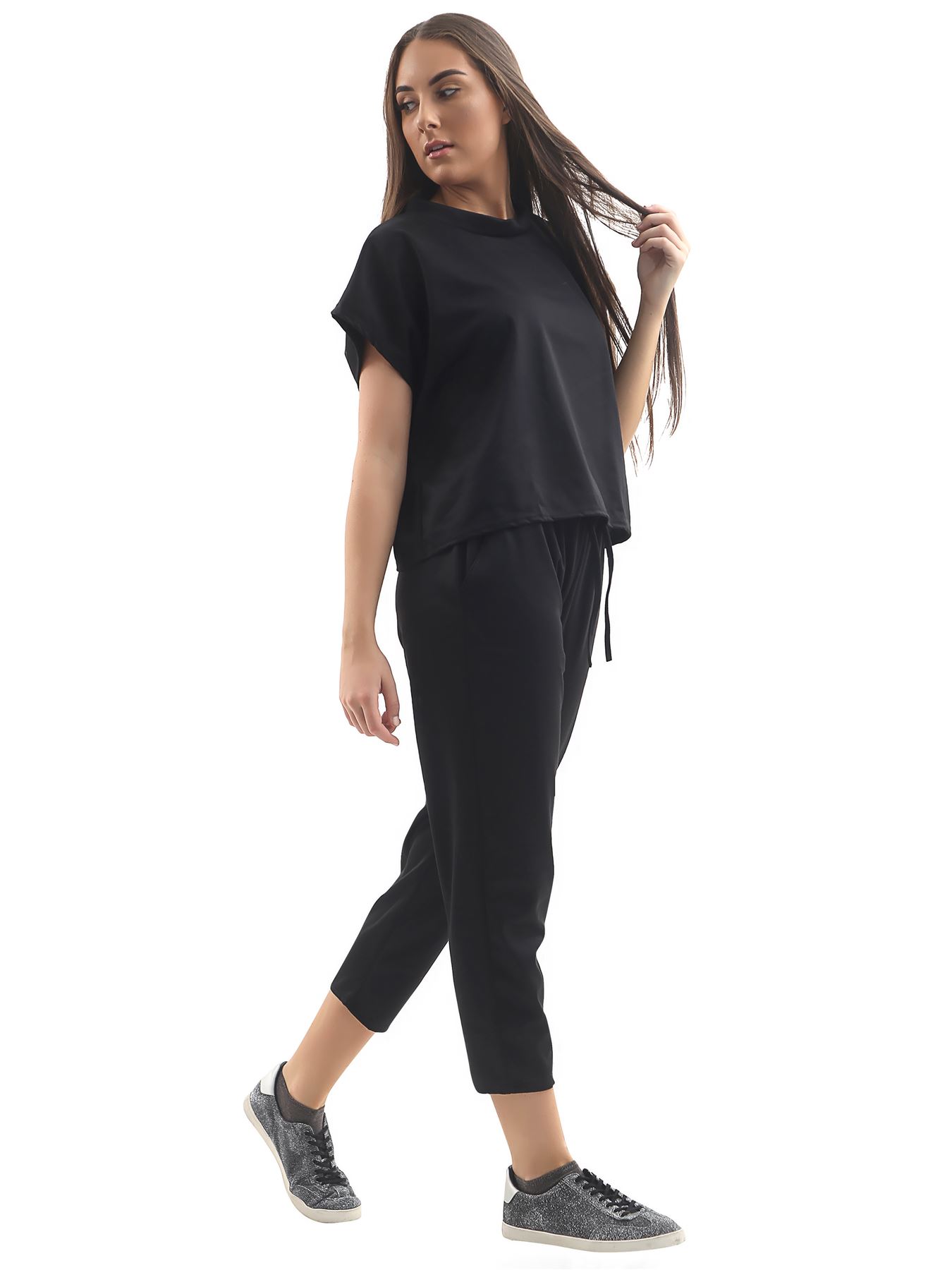 Womens Ladies Long Sleeve Knitted Plain 