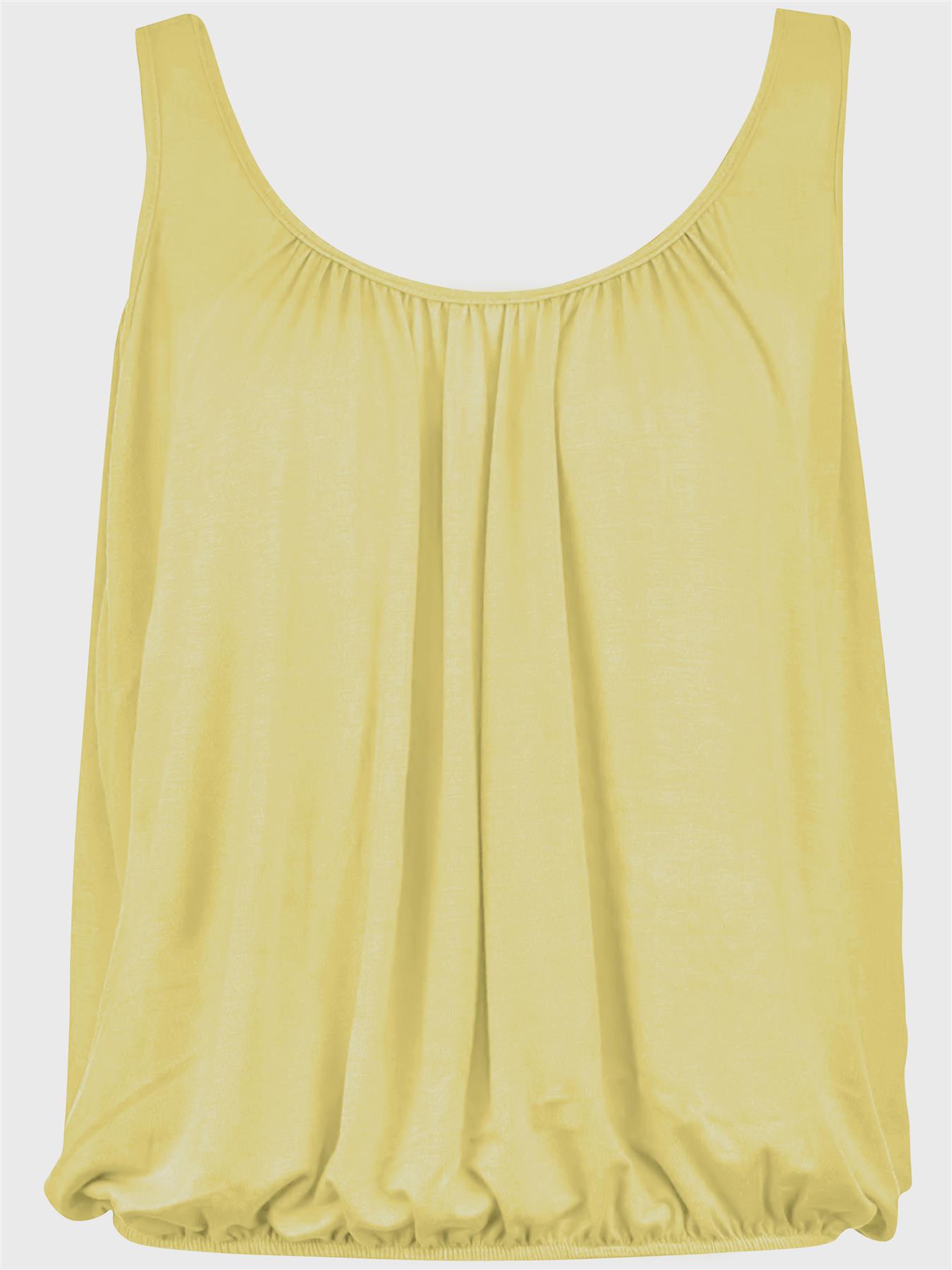 Womens Vest Tops Italian Summer Holiday Loose Fit Camisole Sleeveless Tank Top - Picture 41 of 82