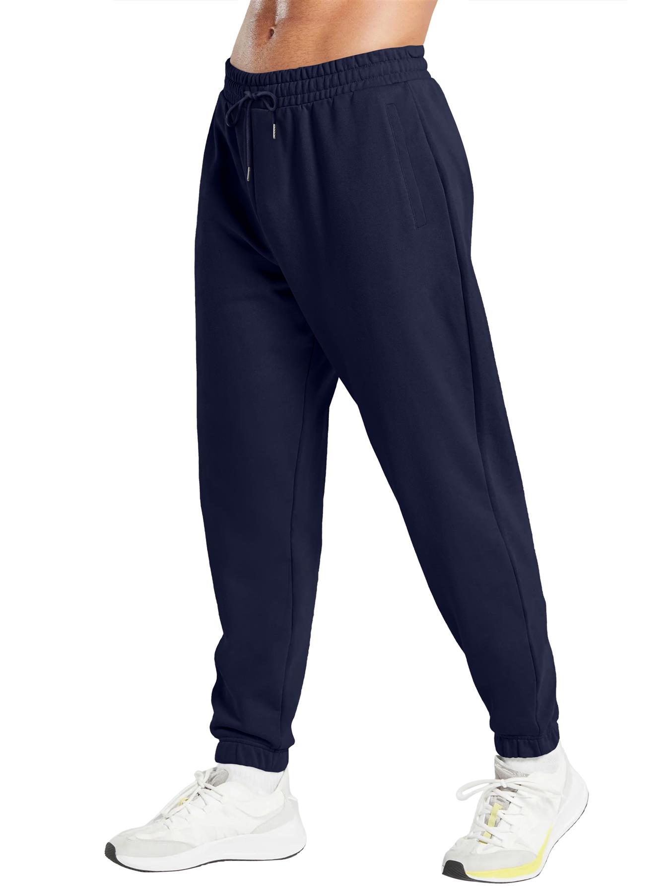 Mens Fleece Joggers Tracksuit Jogging Bottom Loose Fit Sweat Pants - Picture 7 of 11