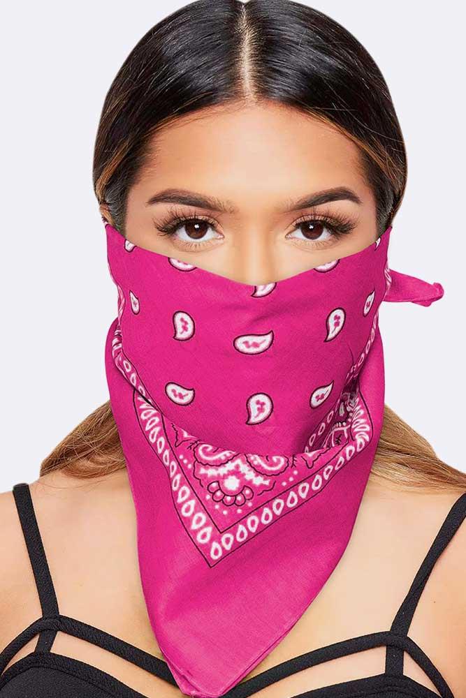 Paisley Bandana Cotton Scarf Headband Head Wear Mouth Protection Wrap Band Lot - Picture 21 of 63
