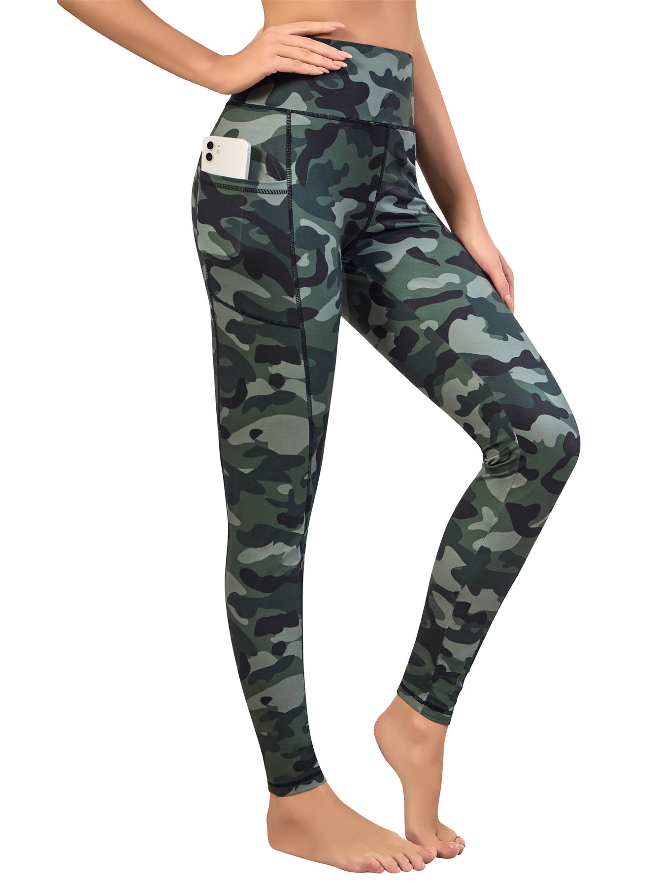 Women Fitness Sports Leggings Ladies Gym High Waist Yoga Pants With Stretch - Picture 10 of 19