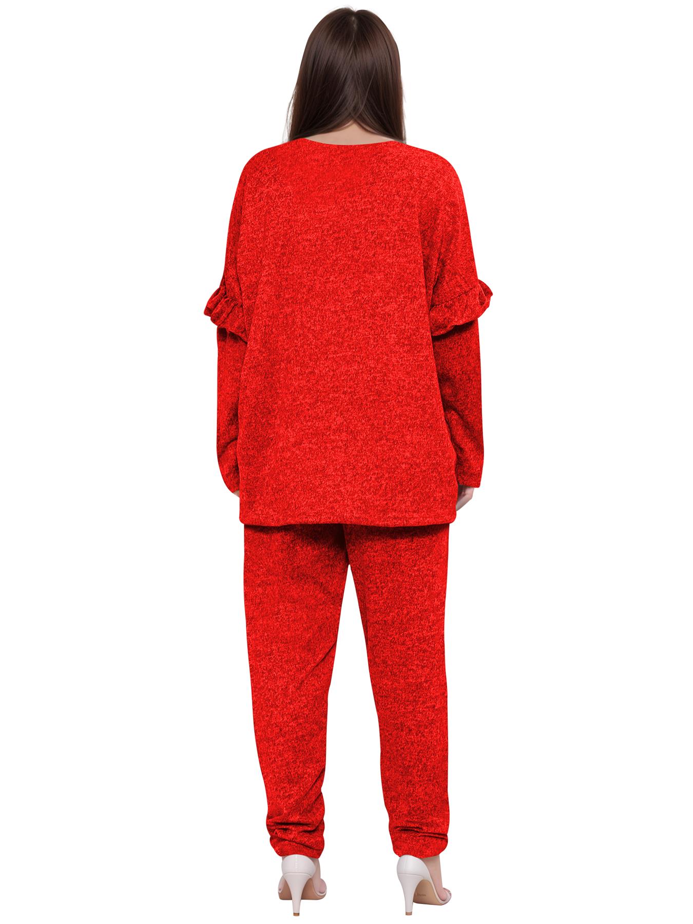 2 Piece Ladies Italian Activewear Tracksuit Summer Casual Long Sleeve Crew Neck - Picture 29 of 38