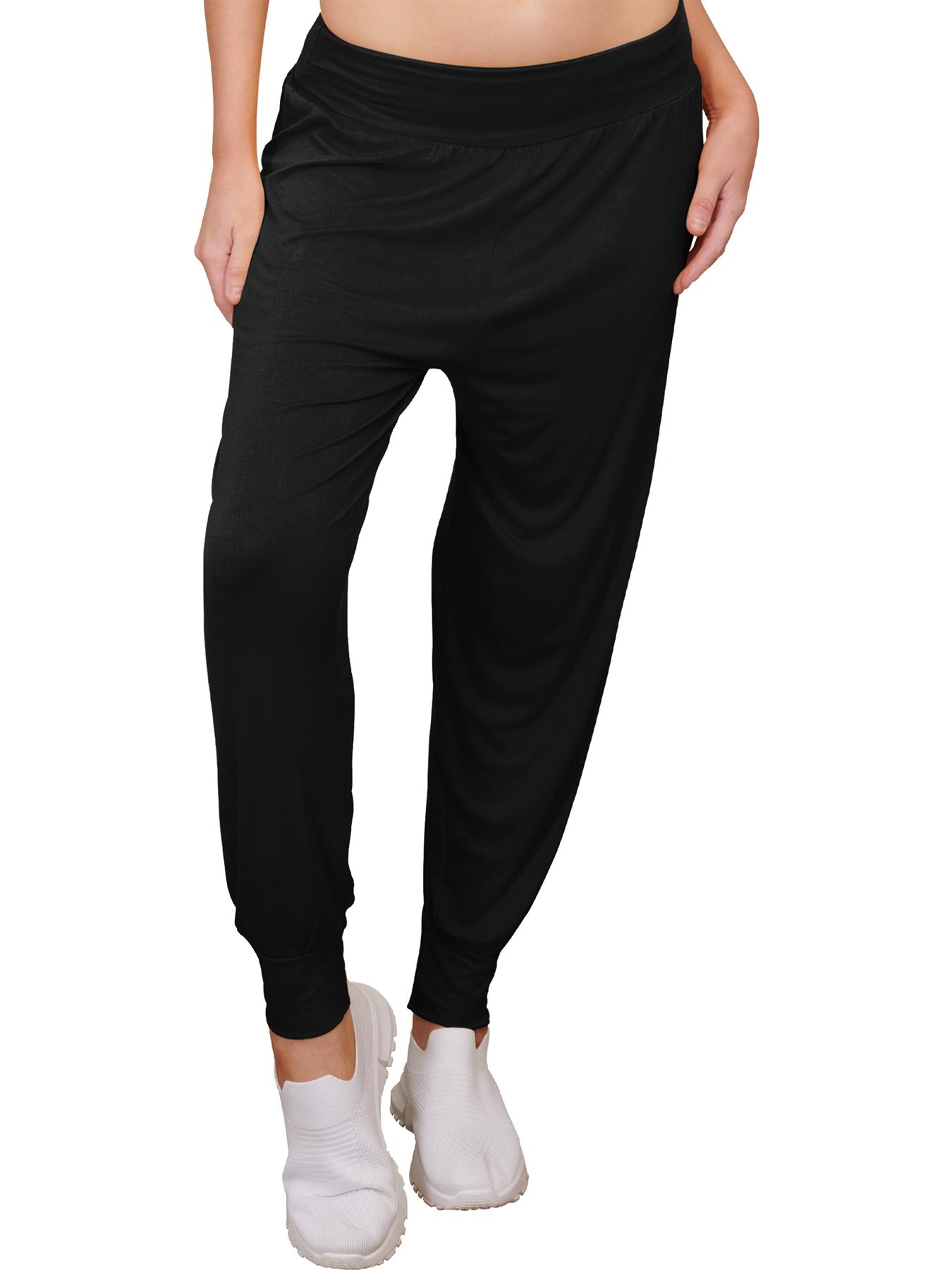 Womens Harem Ali Baba Full Pants Trousers Ladies Baggy Hareem Leggings Plus Size - Picture 12 of 143