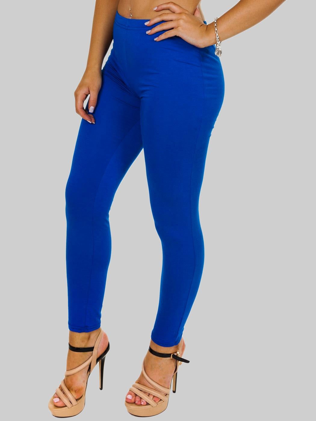 Womens Plain High Waist Leggings Trouser Fitness Gym Yoga Comfy Leggings Lot - Picture 47 of 68