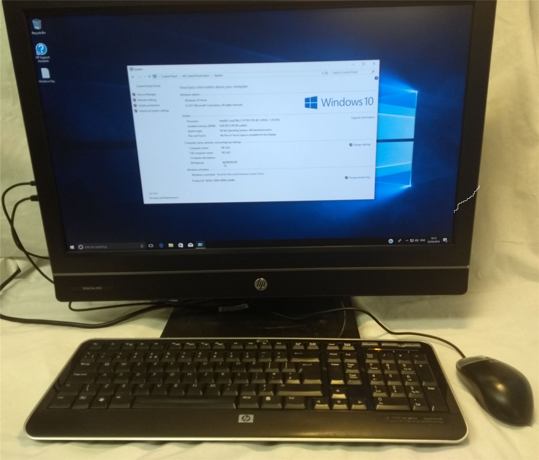 HP EliteOne 800 G1 i7-4770S 3.1GHz 8GB Ram 32GB SSD 1TB HDD | eBay