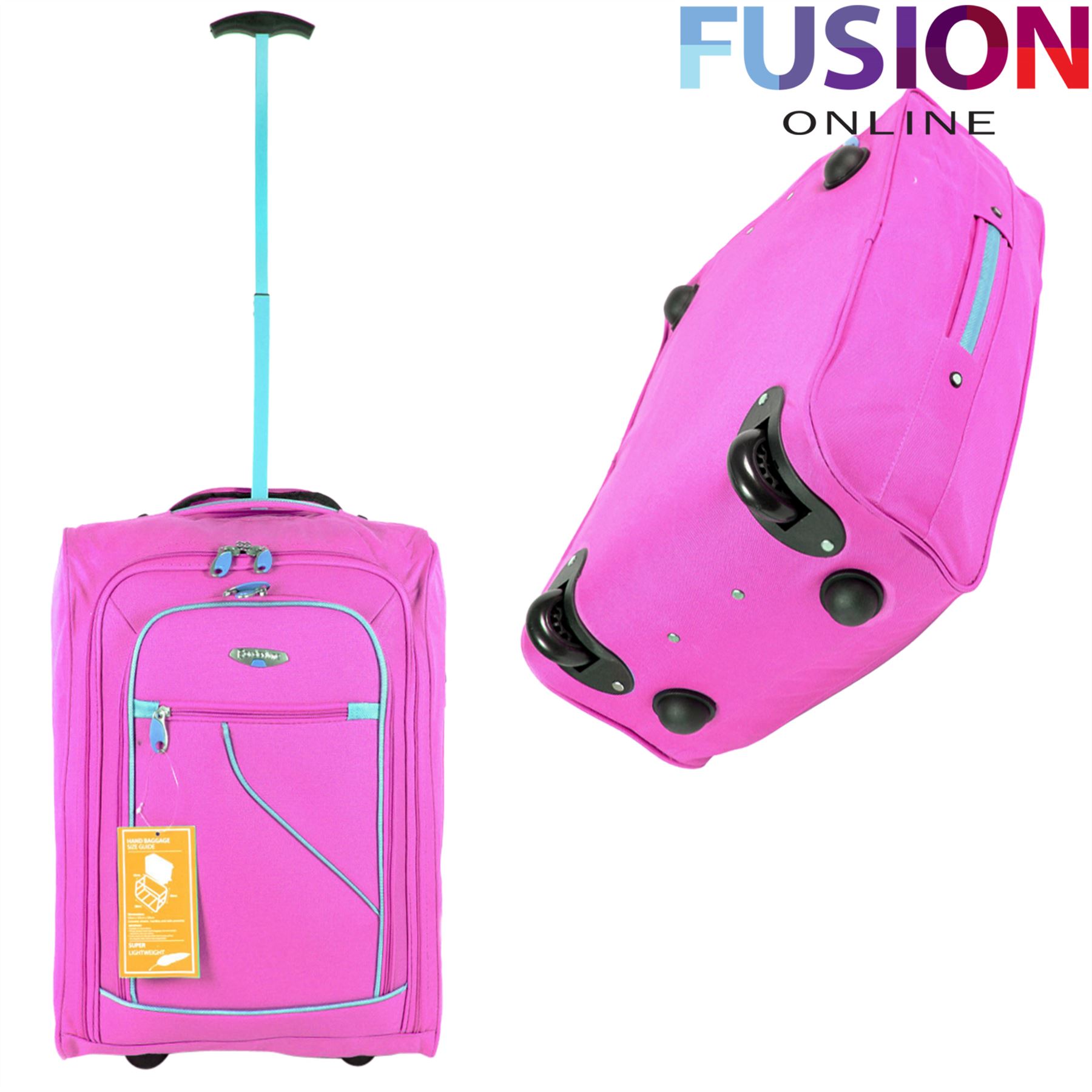 CABIN HAND LUGGAGE SUITCASE RYANAIR WHEELED TROLLEY TRAVEL CASE BAG