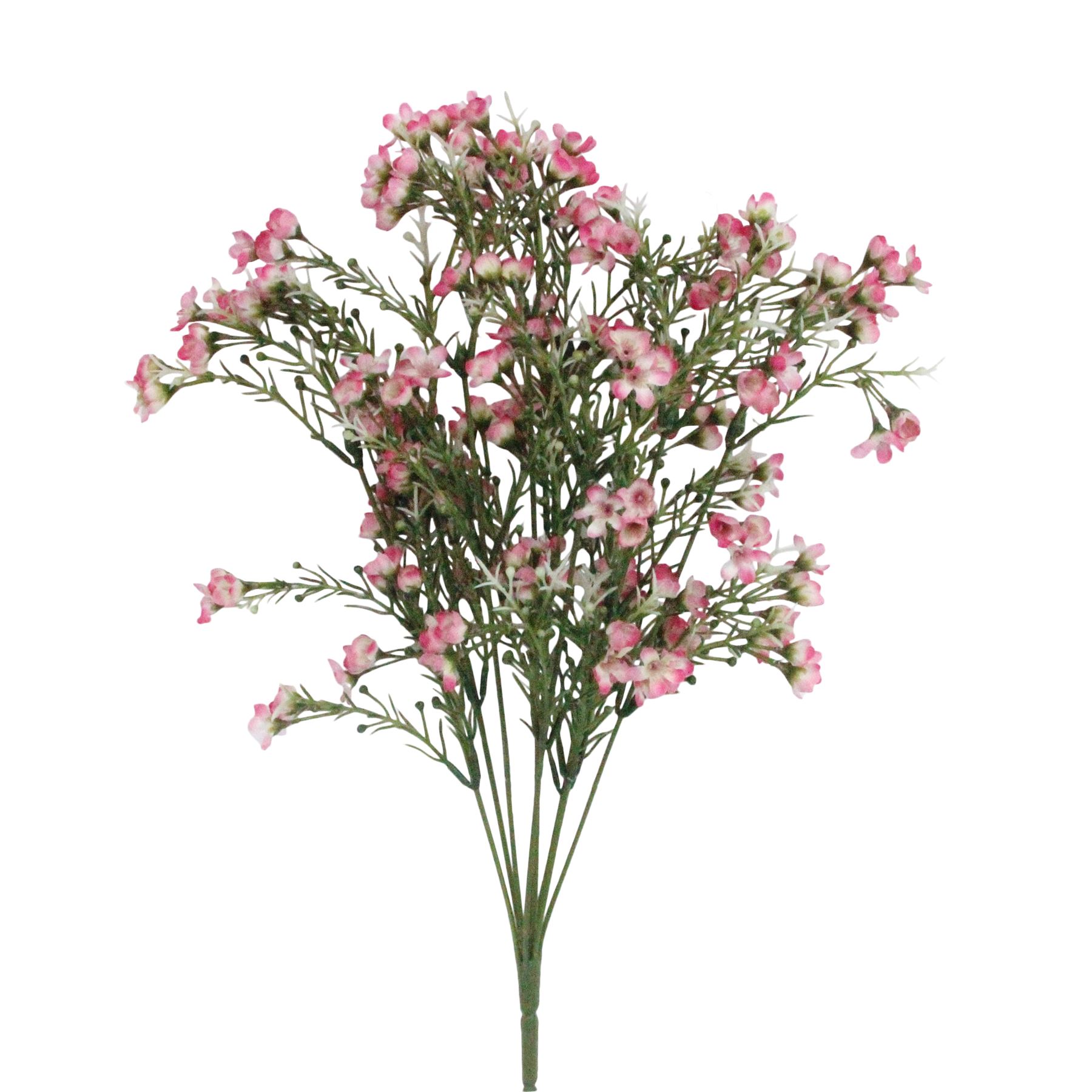 Artificial Pink Wax Flower Stem Gisela Graham eBay