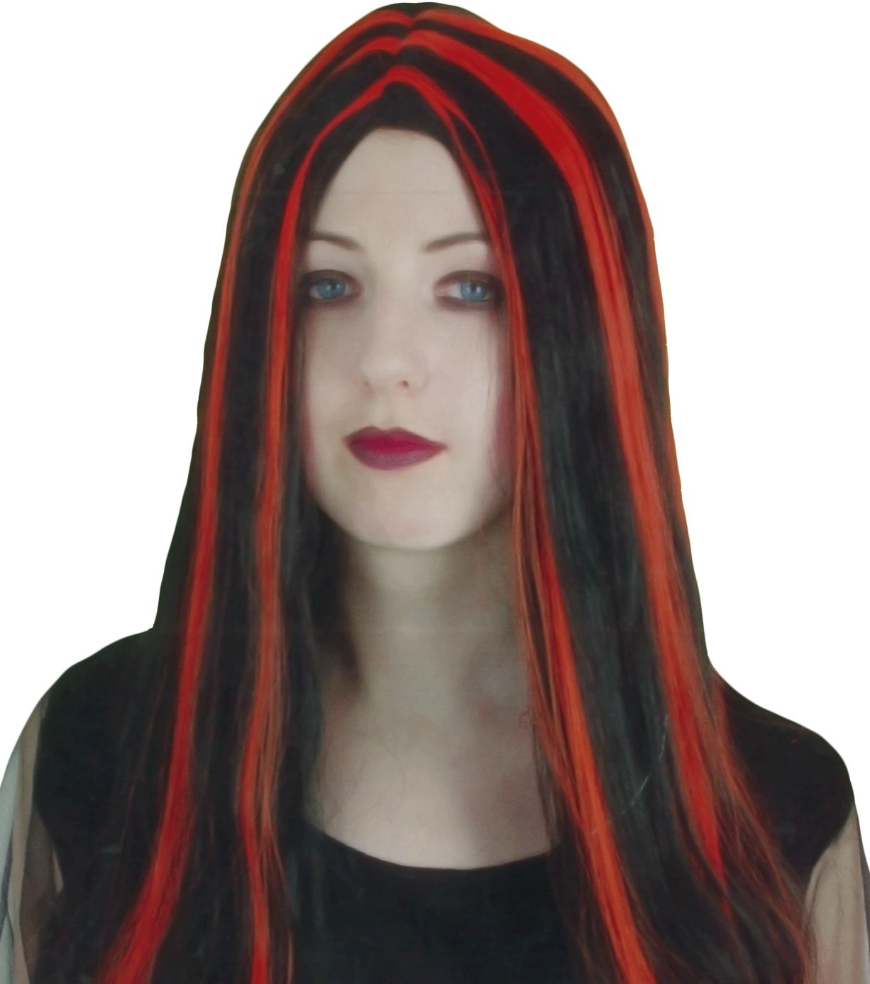 Scary Blood Zombie Devil Vempire Halloween Gloves Wig Makeup Fangs Mask - Picture 4 of 30