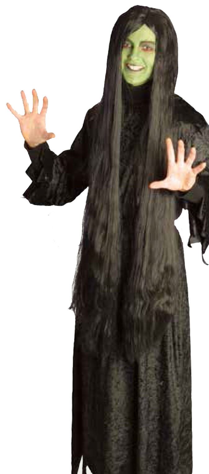 Scary Blood Zombie Devil Vempire Halloween Gloves Wig Makeup Fangs Mask - Picture 16 of 30