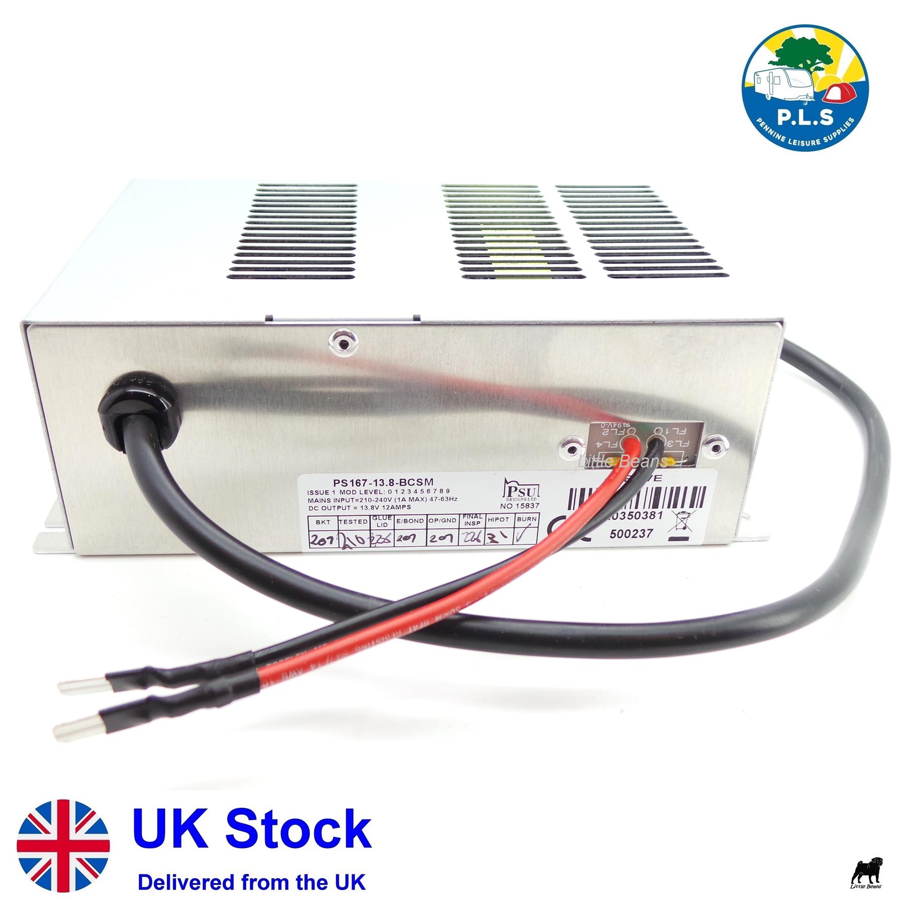 Caravan Motorhome Mains Power Supply Battery Charger Transformer 12V