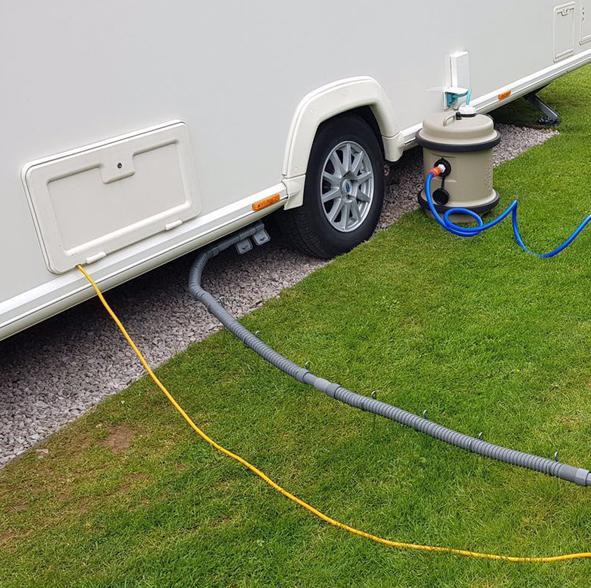 Colapz Flexi Extendable Waste Water Outlet Pipe Connection Caravan