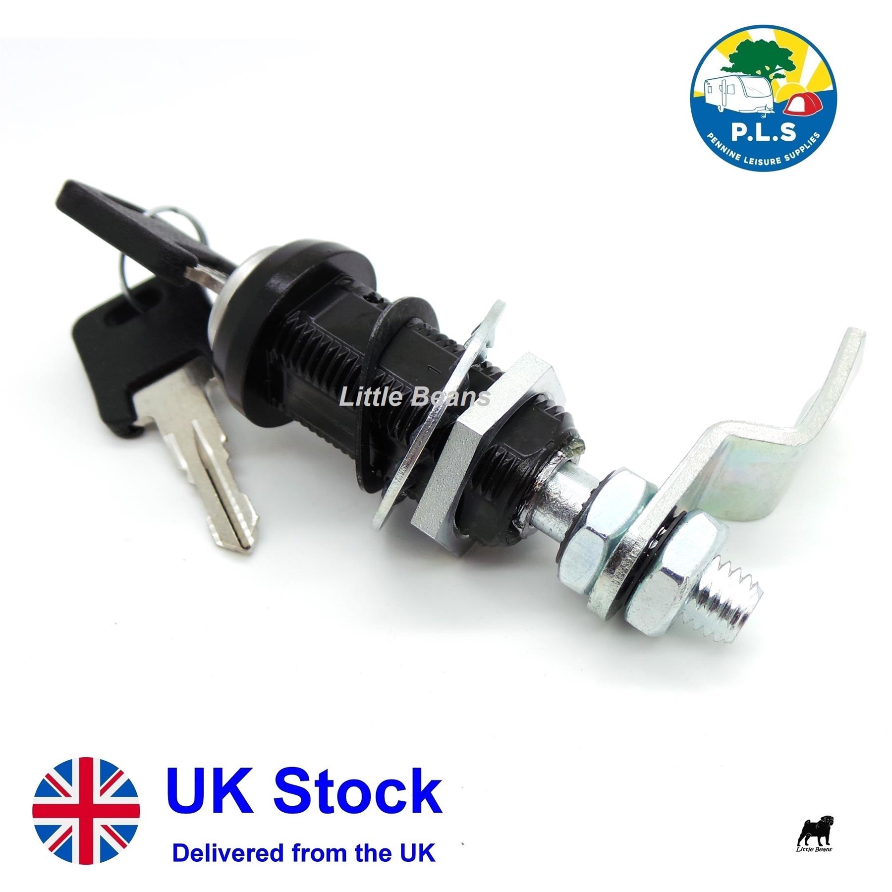 West Alloy Gas Side Locker Box Compression Lock + 2 Keys Caravan