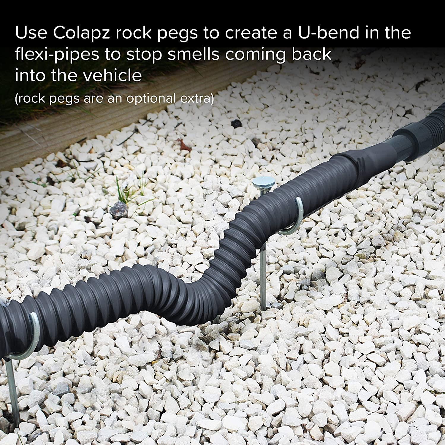 Colapz Flexi Extendable Waste Water Outlet Pipe Connection Caravan