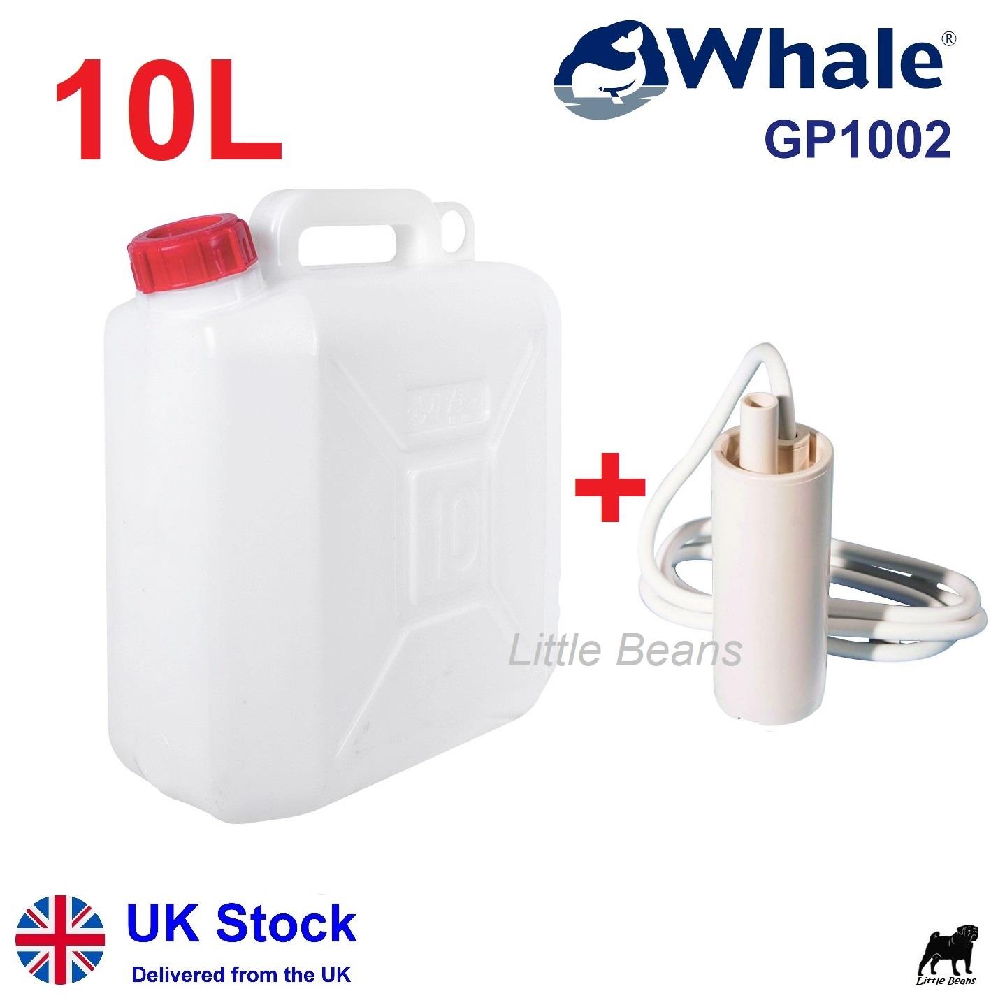 WHALE GP1002 12V Submersible Water Pump + 10L Jerry Can VW Campervan Camping 766478942081 eBay