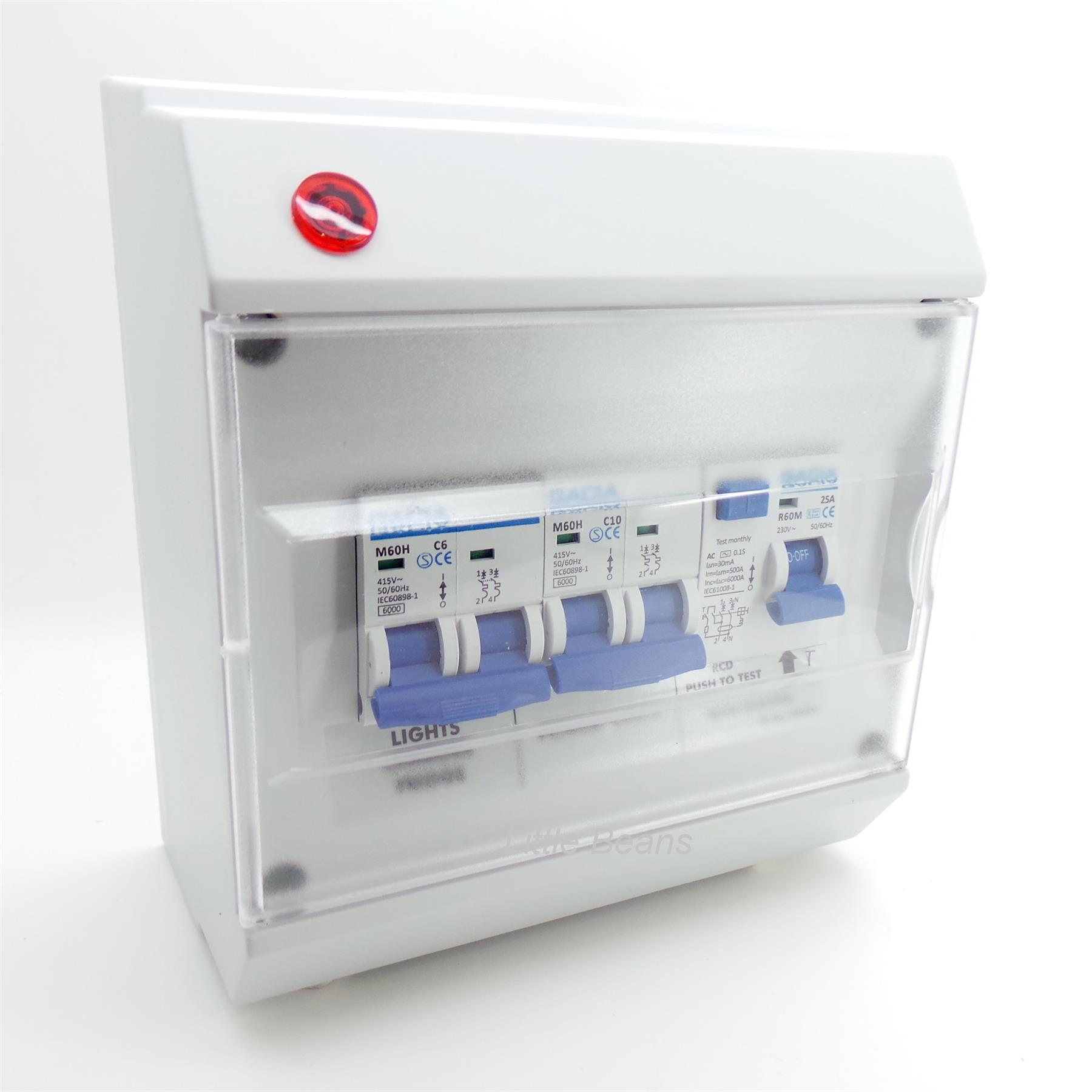 Caravan Deluxe Mains Consumer Unit 240v Caravan Motorhome VW Camper