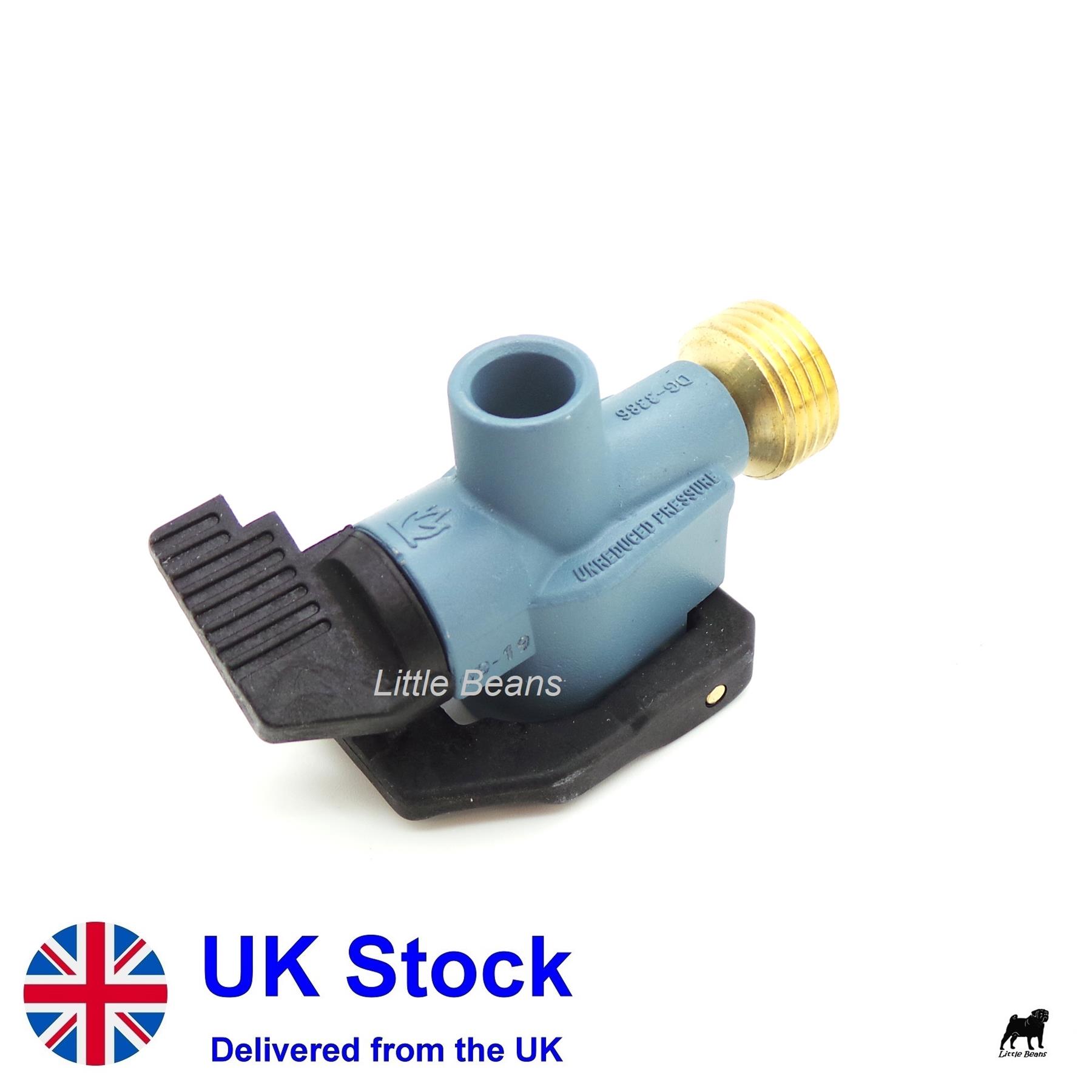 Gas Bottle Adaptor 21mm Clip On Compact Caravan Motorhome Camping BBQ