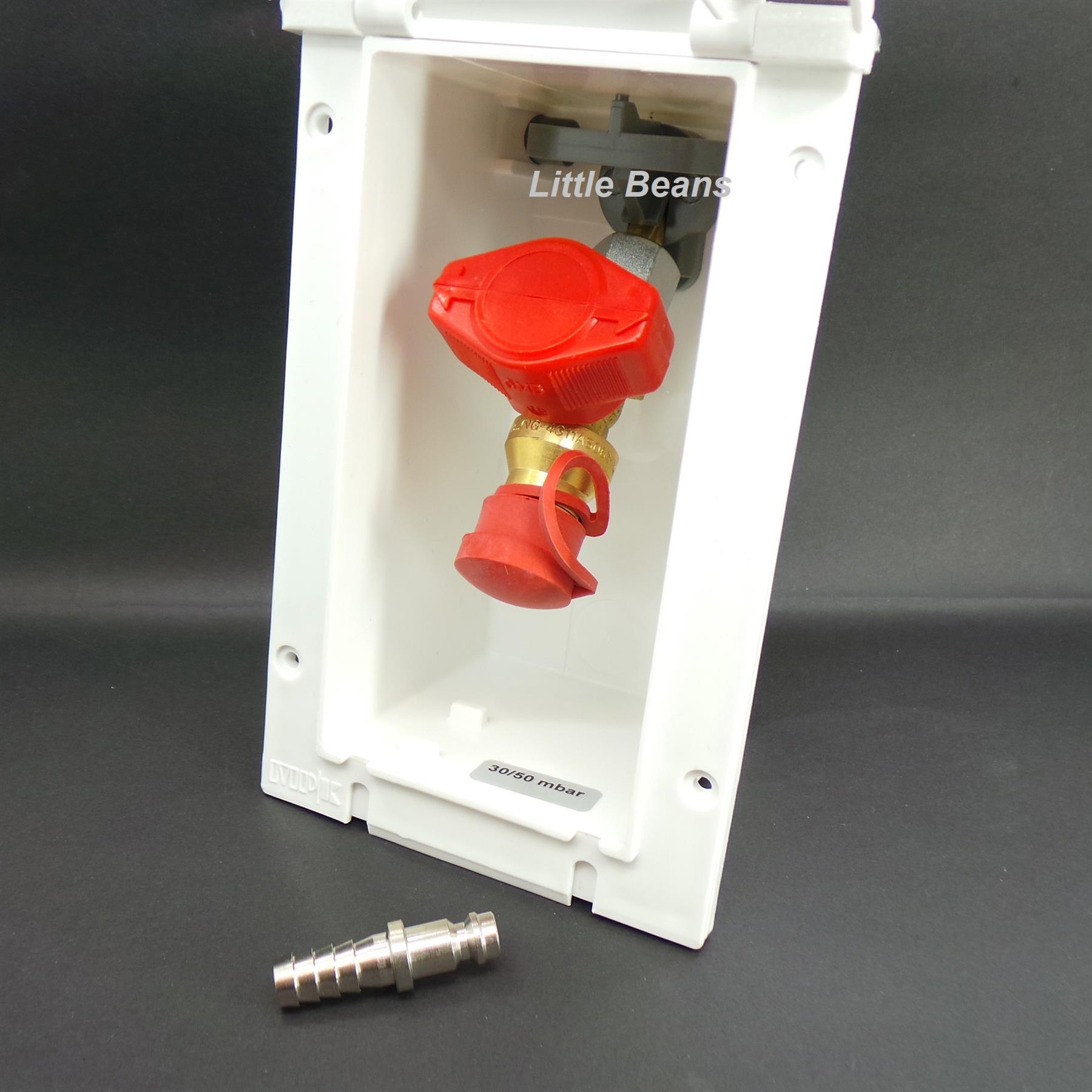 Caravan Gas Outlet Box BBQ Point c/w Nozzle 2004> Caravan Motorhome