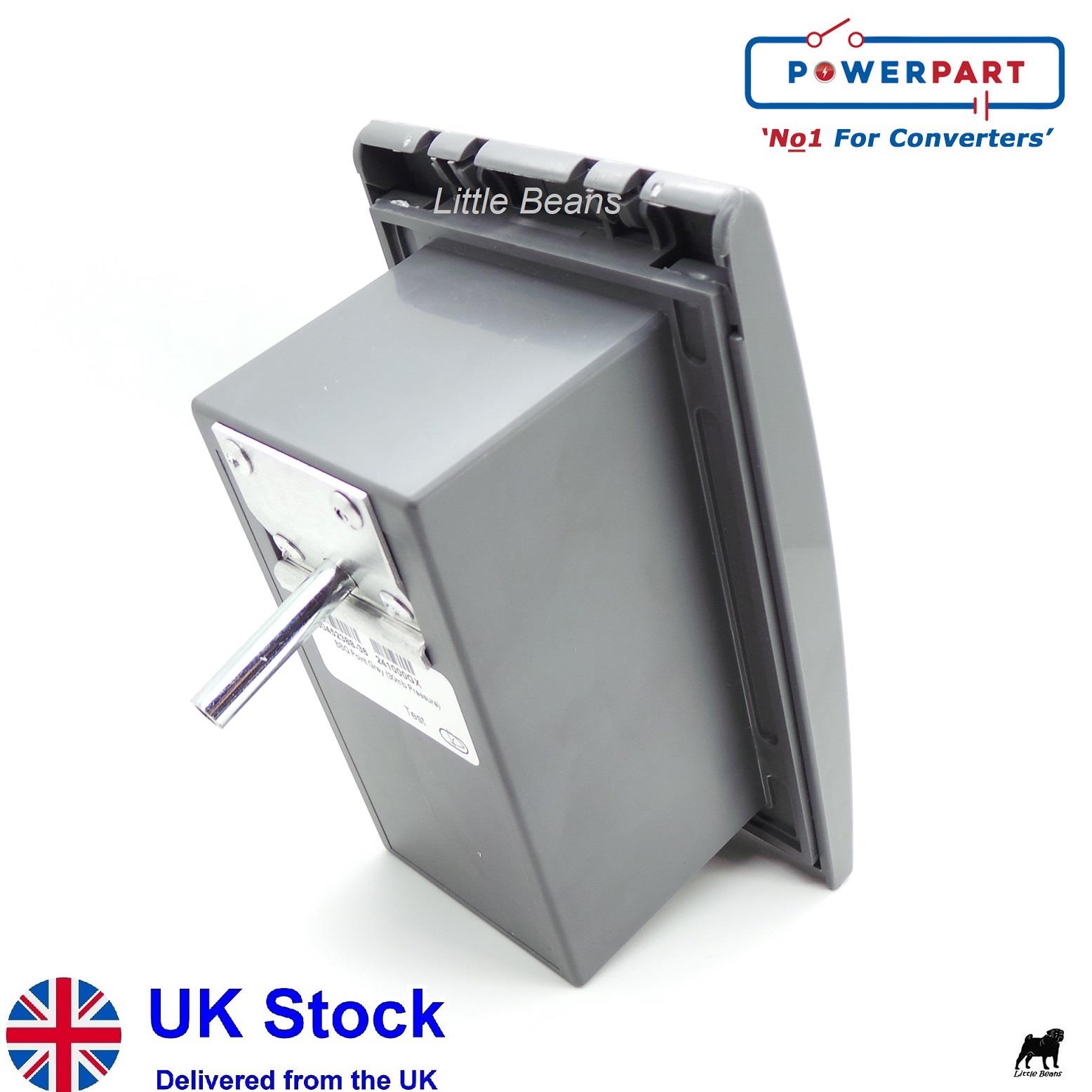 External Gas BBQ Outlet TND Flush Fit Grey Caravan Motorhome VW Camper
