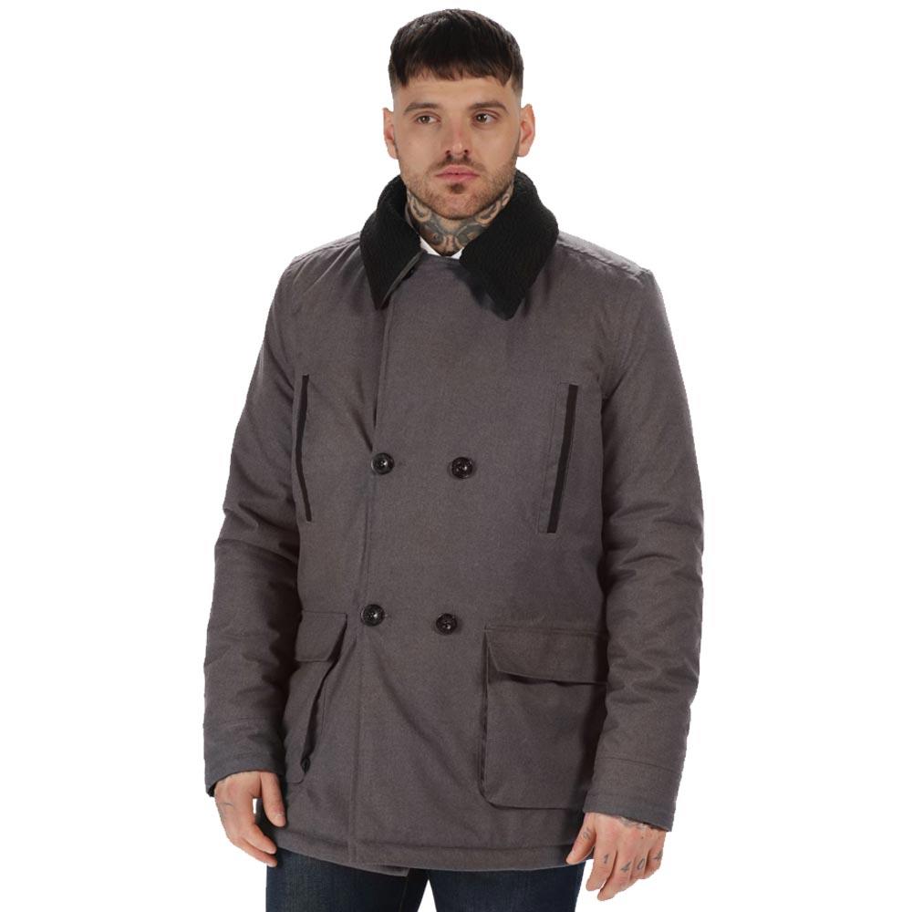 Regatta Mens Whitworth Waterproof Jacket Winter Coat Ash Grey - Picture 6 of 7