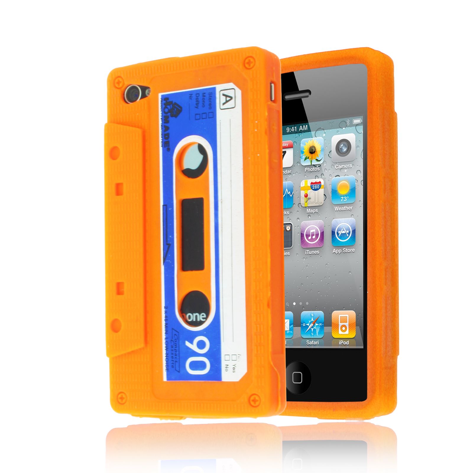 RETRO VINTAGE CASSETTE TAPE SOFT SILICONE IMPACT CASE FOR APPLE IPHONE