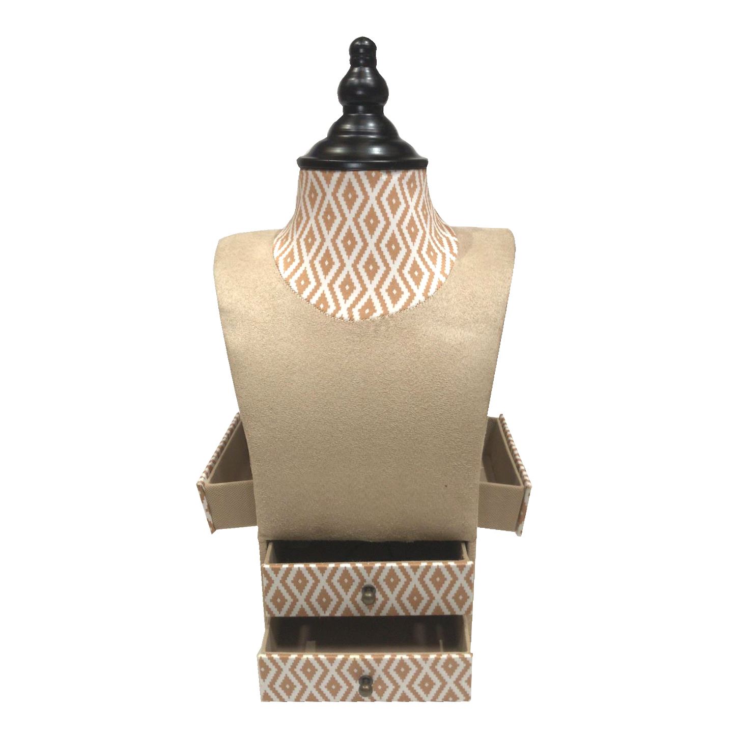 JEWELLERY MANNEQUIN MODEL NECKLACE DISPLAY BUST PENDANT HOLDER STORAGE