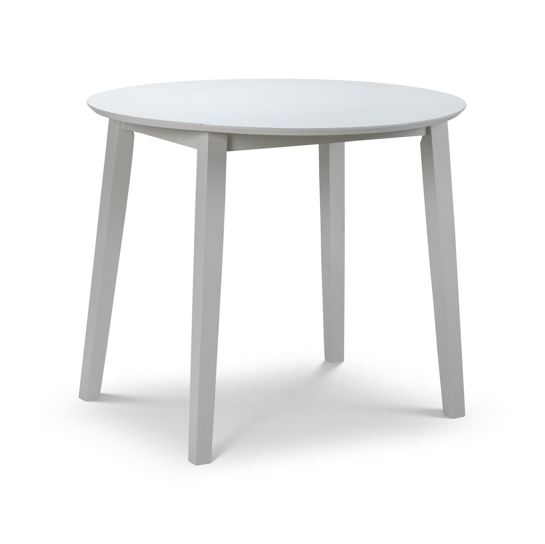 COAST WHITE/GREY DROPLEAF DINING TABLE & CHAIRS KITCHEN DINING ROOM