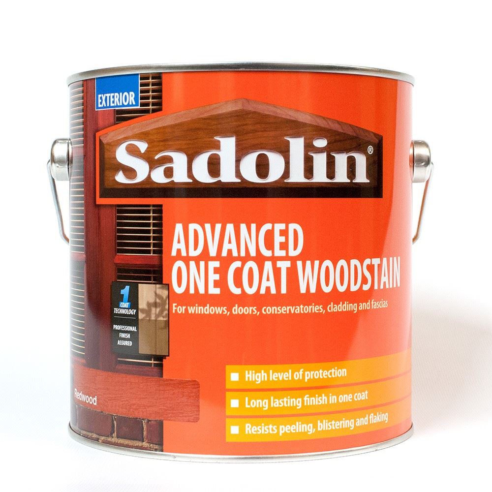 SADOLIN ADVANCE ONE COAT WOODSTAIN EXTERIOR OUTDOOR LONG LASTING