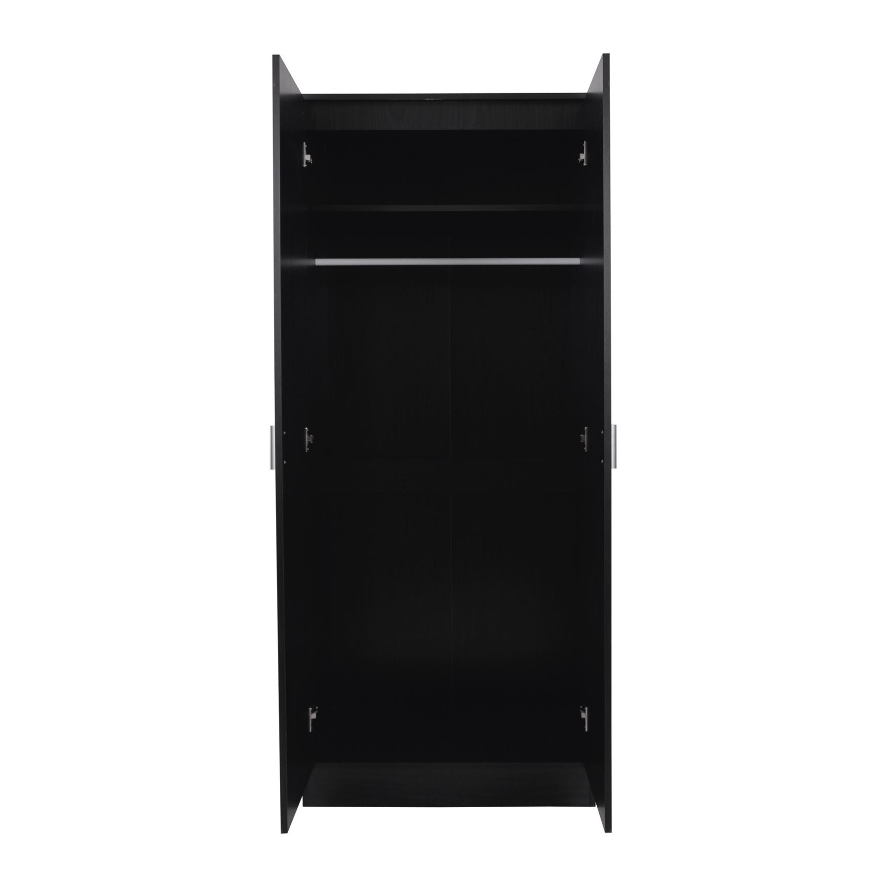 BEDROOM FURNITURE 3 PIECE SET BLACK GLOSS WARDROBE DRAWER BEDSIDE CHEST TABLE eBay
