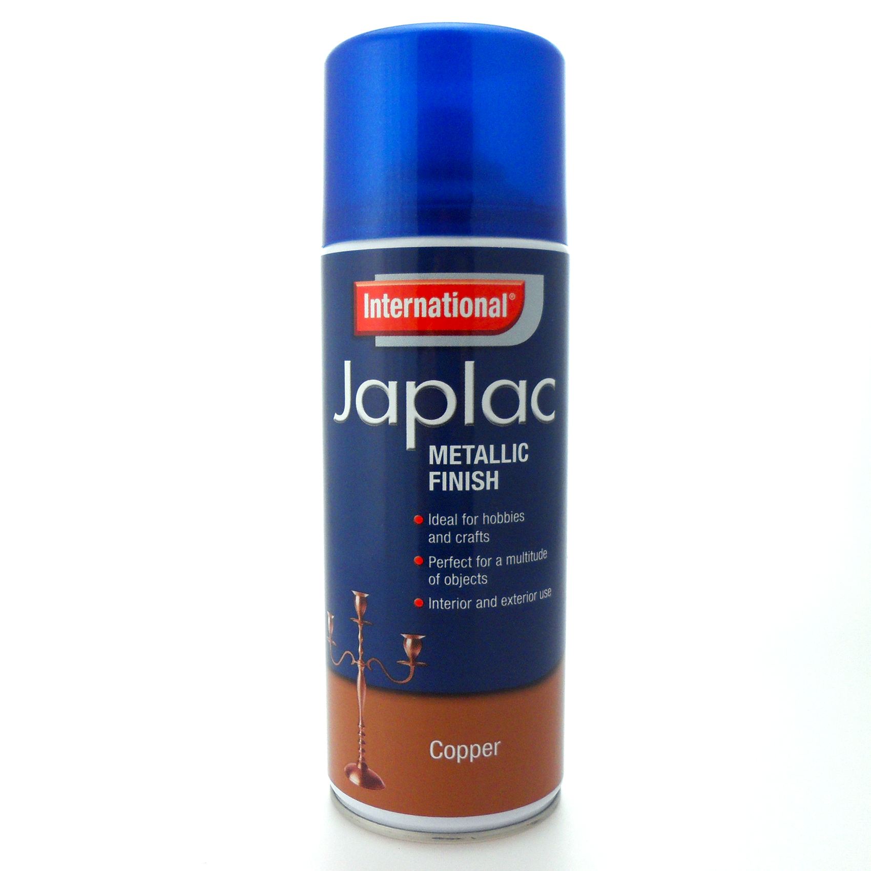 INTERNATIONAL JAPLAC HIGH GLOSS ENAMEL METALLIC SPRAY PAINT 400ml