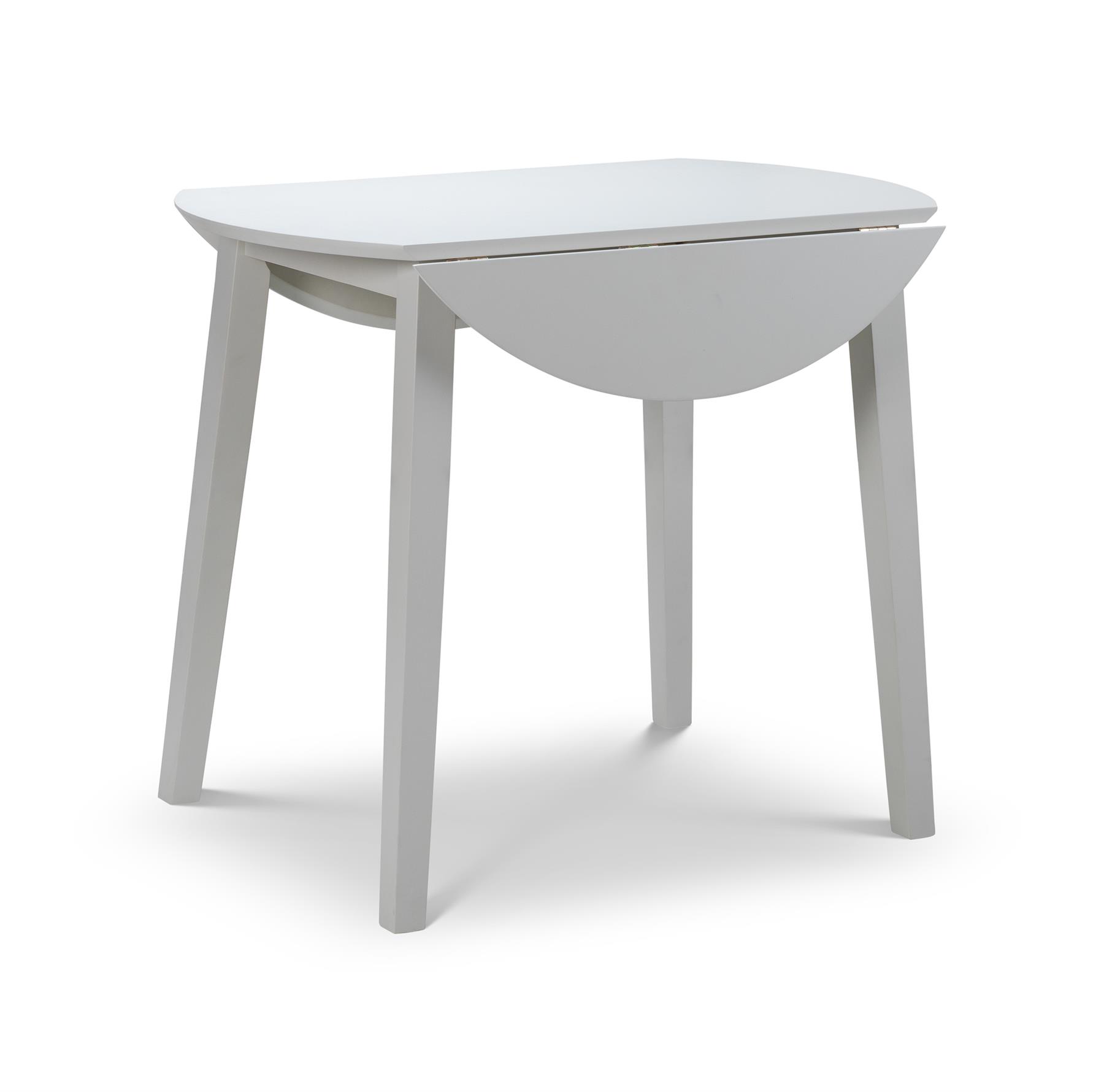 COAST WHITE/GREY DROPLEAF DINING TABLE & CHAIRS KITCHEN DINING ROOM