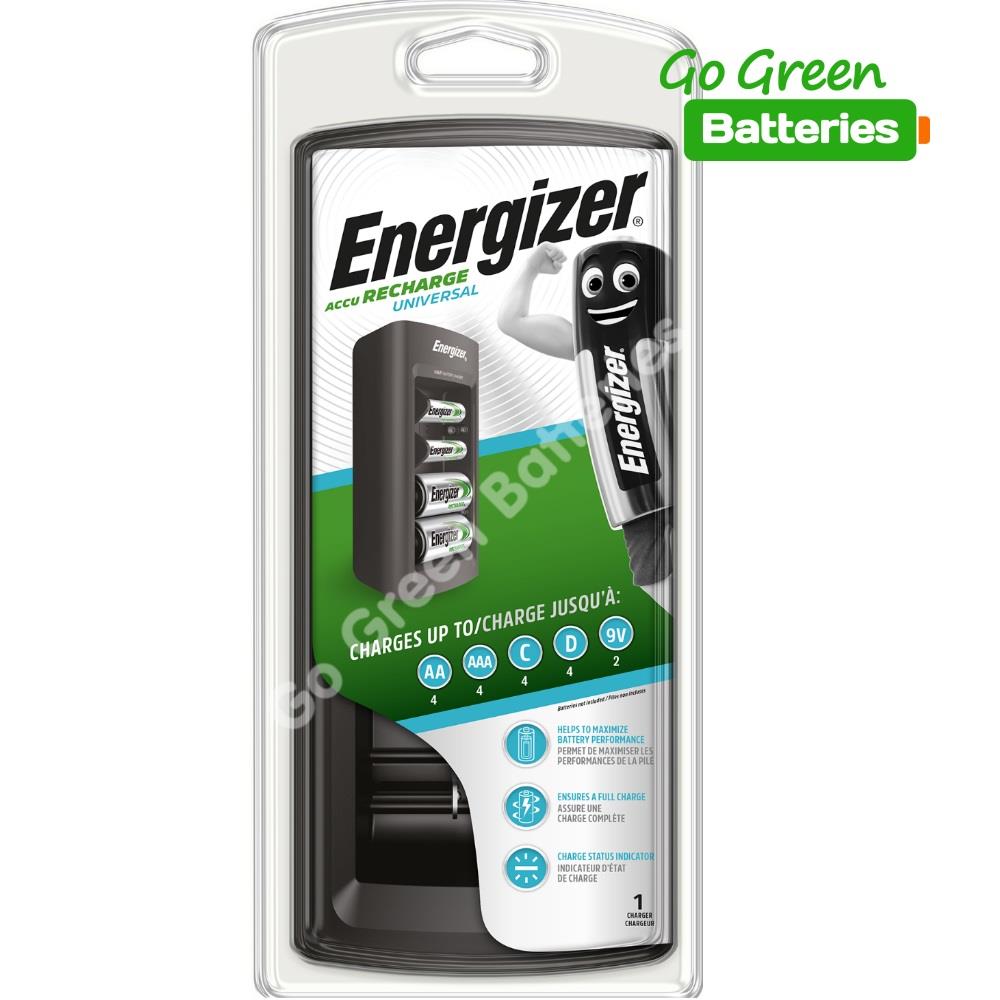 Energizer 3 Hour Universal Rechargeable Battery Charger for AA AAA C D
