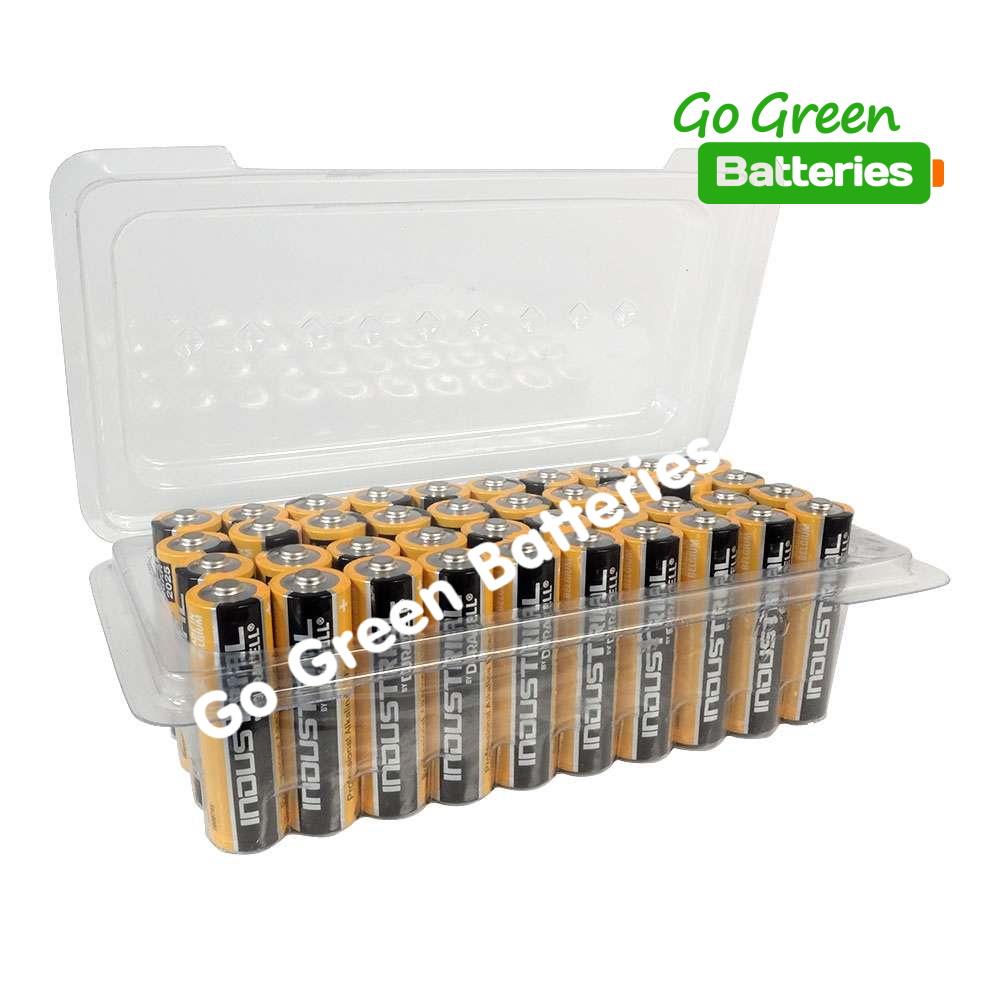 40 Pack NEW Duracell AA Industrial MN1500 Batteries for Cameras Toys & more