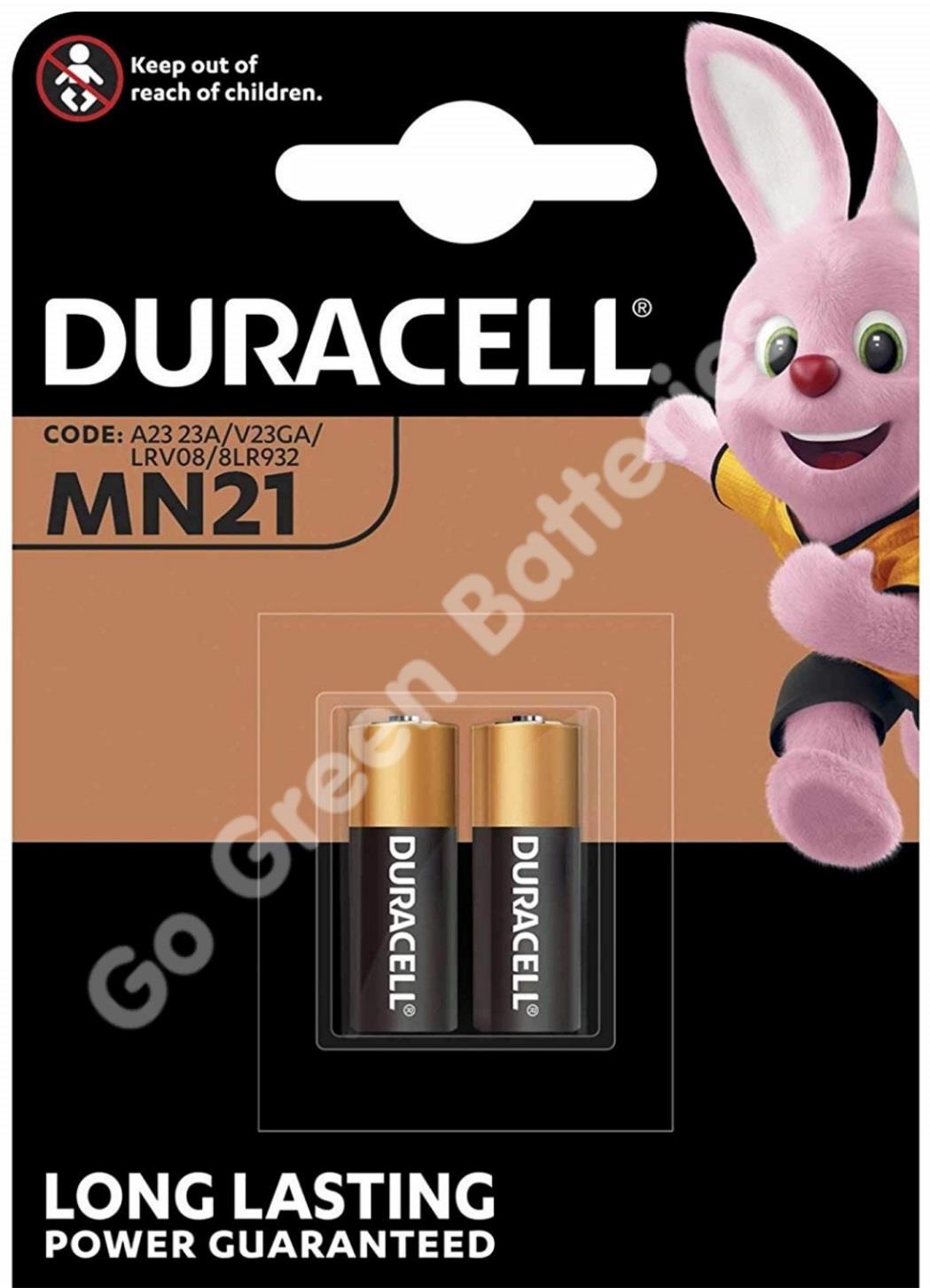 10 x Duracell MN21 A23 12V Alkaline Batteries 23A LRV08 K23A E23A V23GA