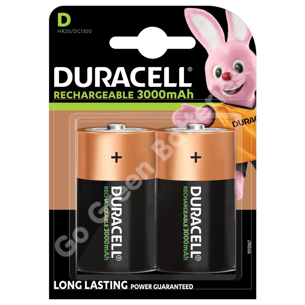 Duracell CEF22 Universal Multi Charger+ 4 x D Size Rechargeable