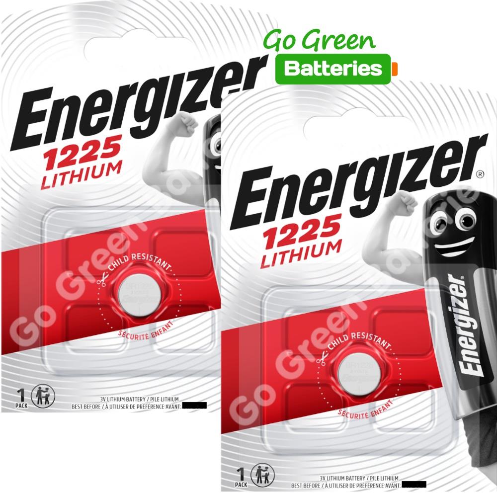 4 X Energizer 1225 Batería De Litio 3v Cr1225 Dl1225