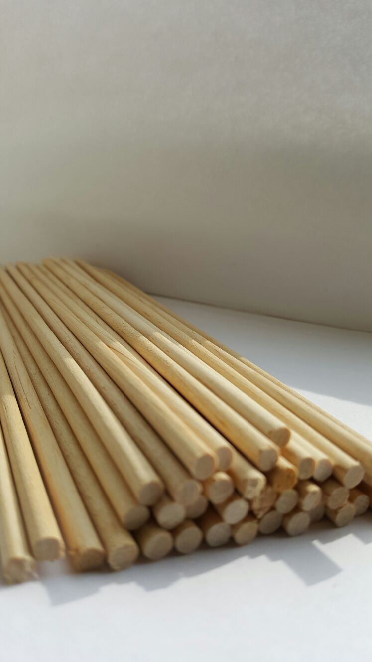 KRAFTZ® 100pc 18cm Wooden Bamboo Skewers Disposable Cocktail Party Tableware