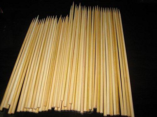 KRAFTZ® 100pc 18cm Wooden Bamboo Skewers Disposable Cocktail Party Tableware