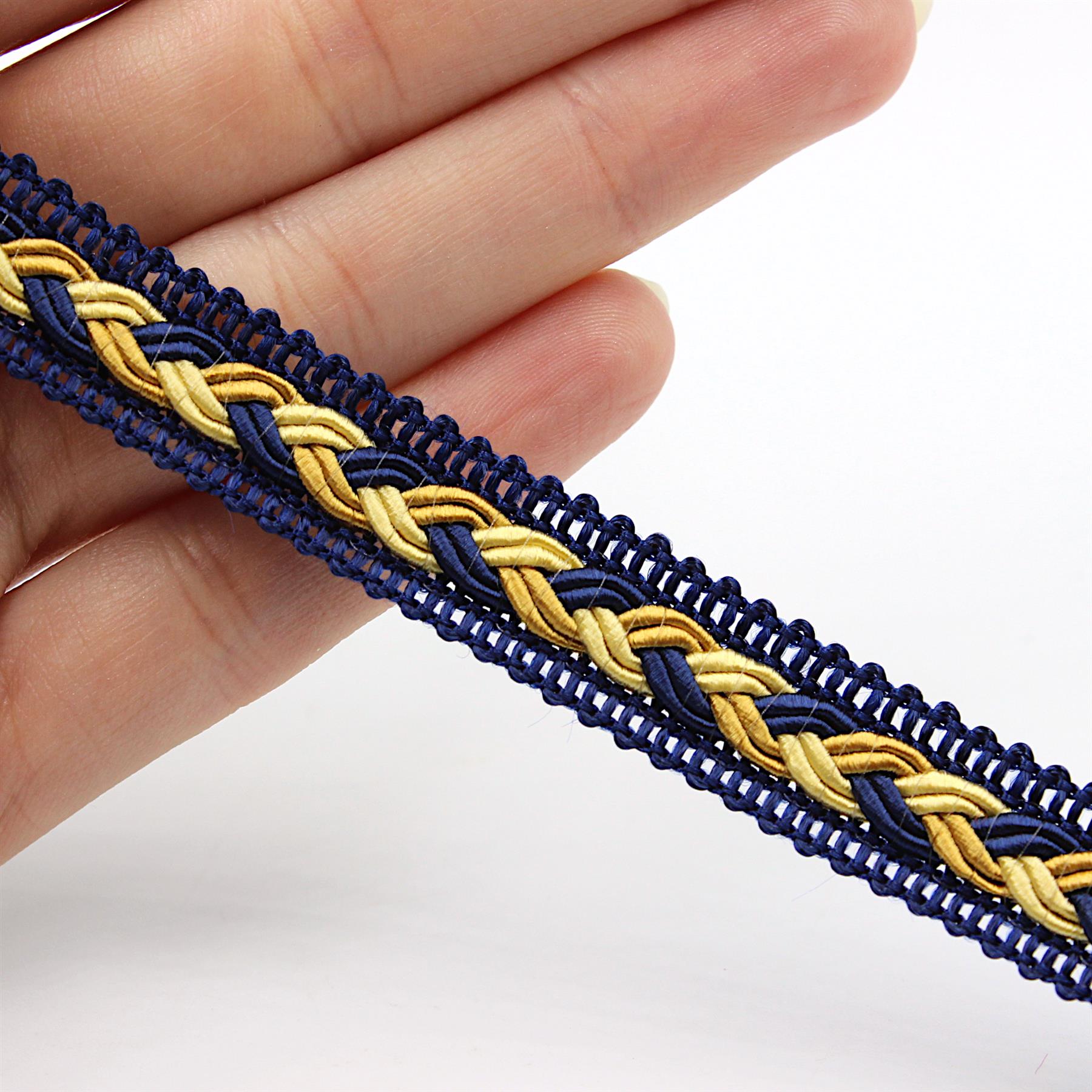 Gimp Braid With Small Plait 12mm x1m - 9844 - Available In 41 Variants - Picture 34 of 51