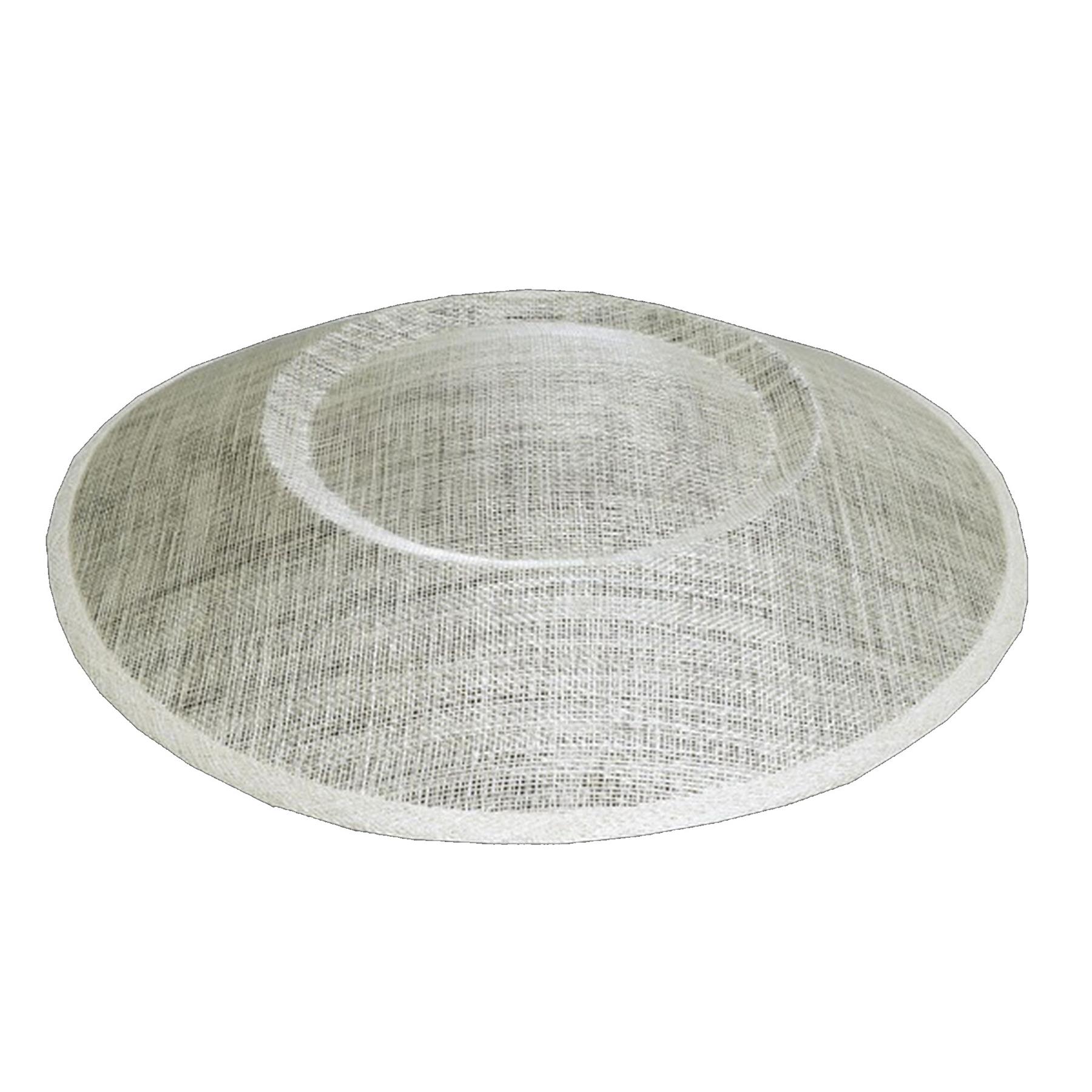 Large saucer shape sinamay material for millinery fascinators wedding hats HA061 - Picture 6 of 12