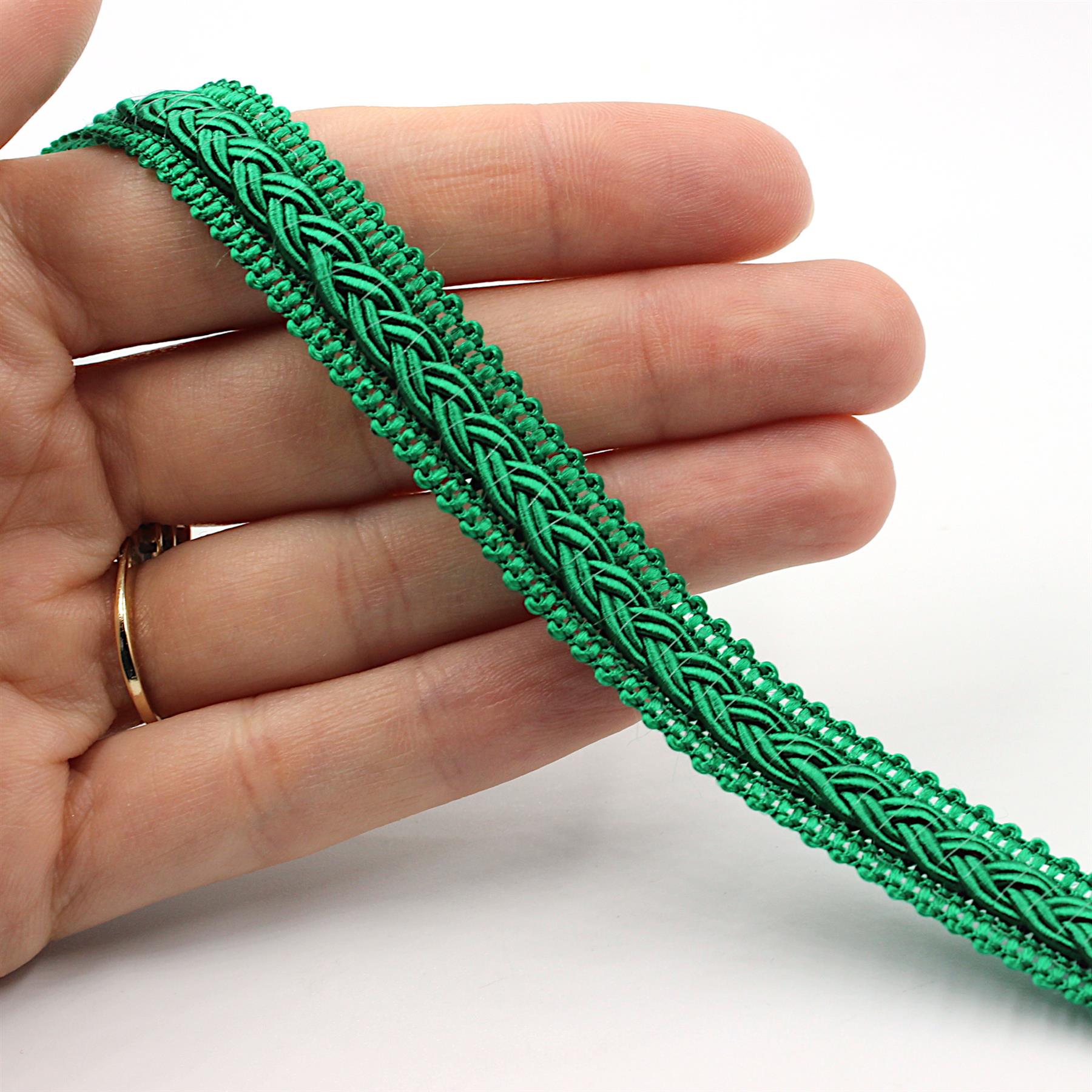 Gimp Braid With Small Plait 12mm x1m - 9844 - Available In 41 Variants - Picture 27 of 51