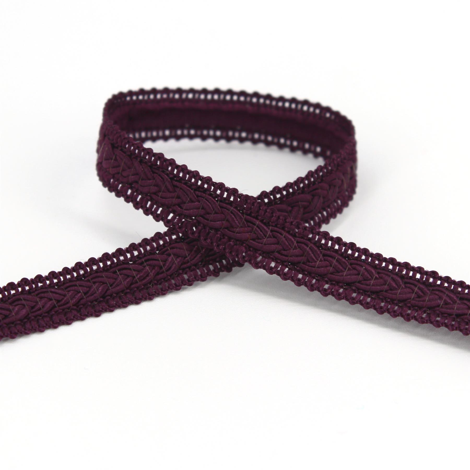 Gimp Braid With Small Plait 12mm x1m - 9844 - Available In 41 Variants - Picture 11 of 51