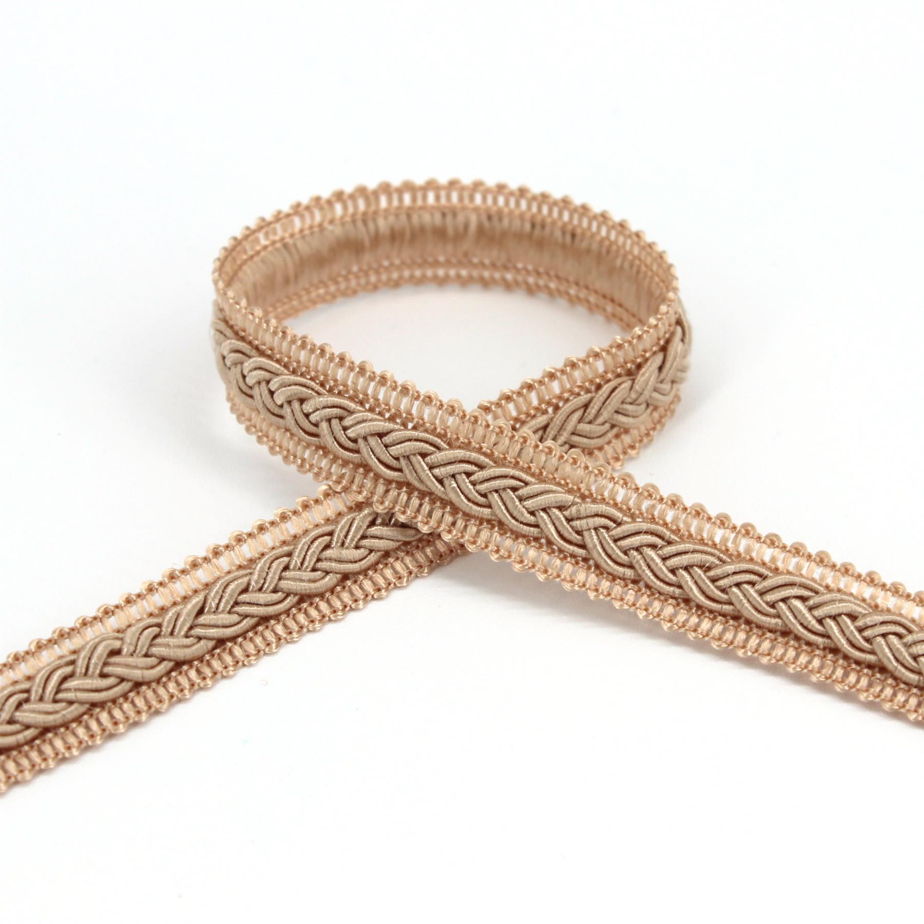 Gimp Braid With Small Plait 12mm x1m - 9844 - Available In 41 Variants - Picture 28 of 51
