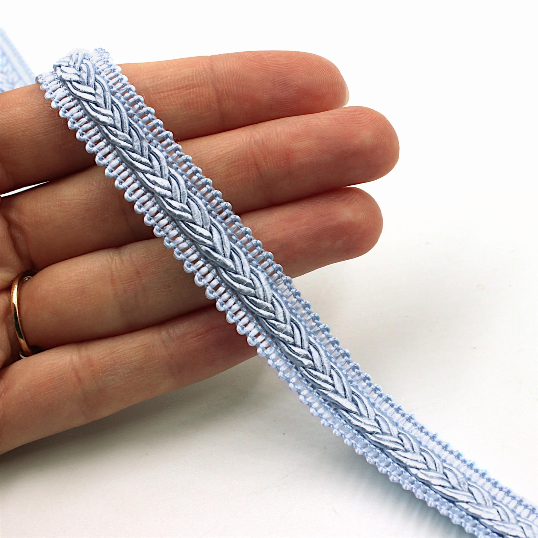 Gimp Braid With Small Plait 12mm x1m - 9844 - Available In 41 Variants - Picture 43 of 51