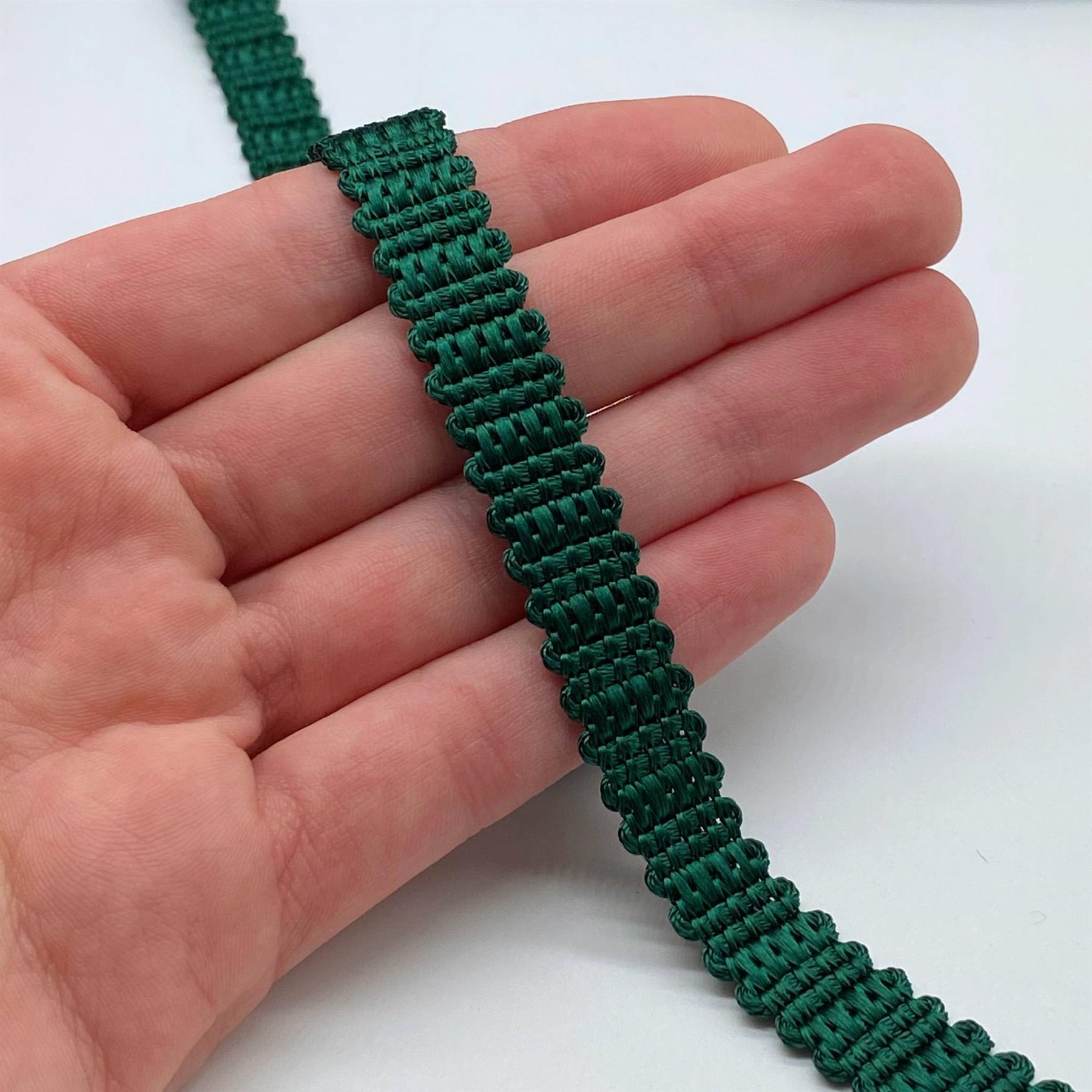 Decorative Woven Gimp Braid 10mm x 1m - 6892 - Available in 7 Variants - Picture 2 of 8