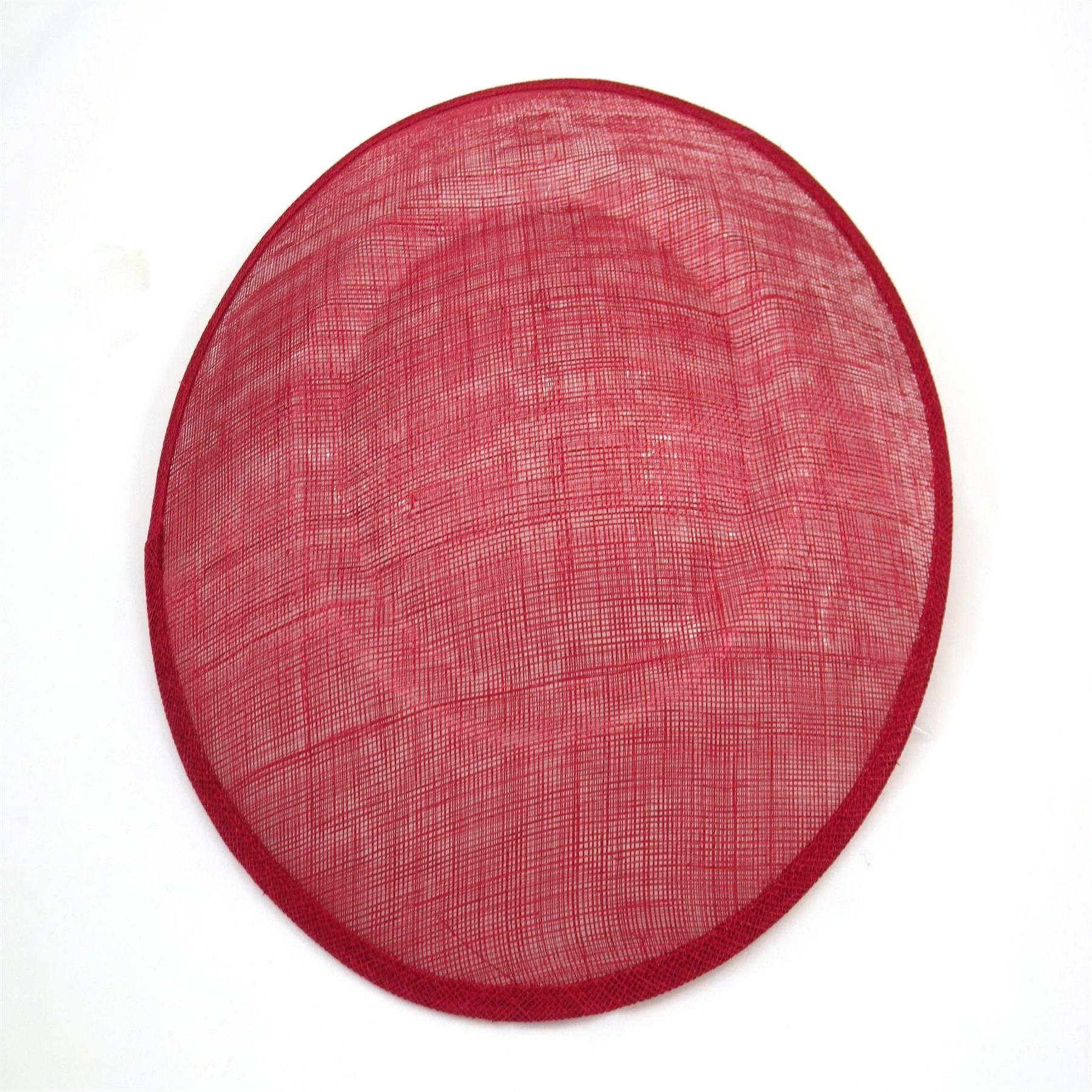 Large saucer shape sinamay material for millinery fascinators wedding hats HA061 - Picture 10 of 12