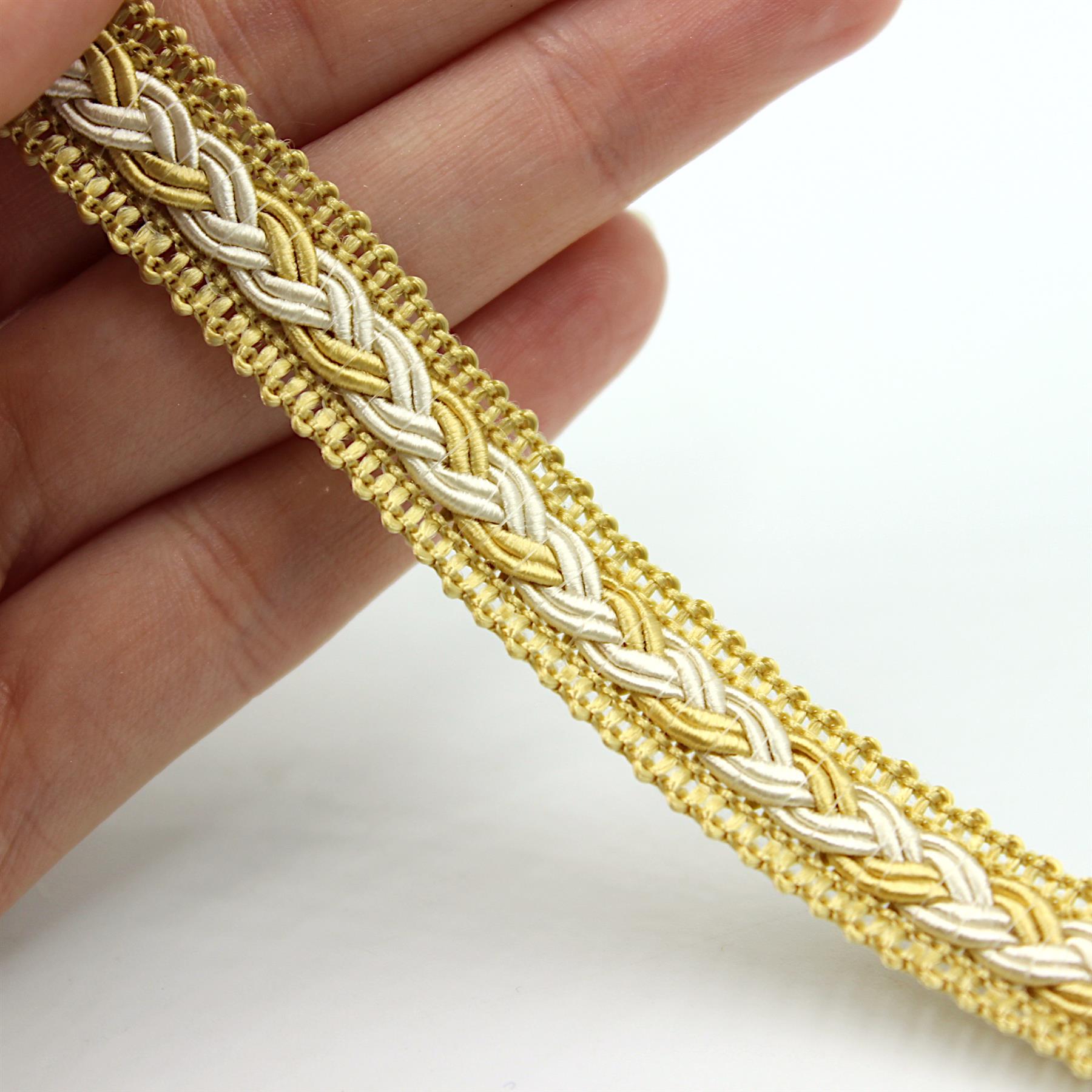 Gimp Braid With Small Plait 12mm x1m - 9844 - Available In 41 Variants - Picture 41 of 51