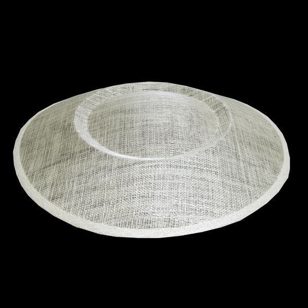 Large saucer shape sinamay material for millinery fascinators wedding hats HA061 - Picture 12 of 12