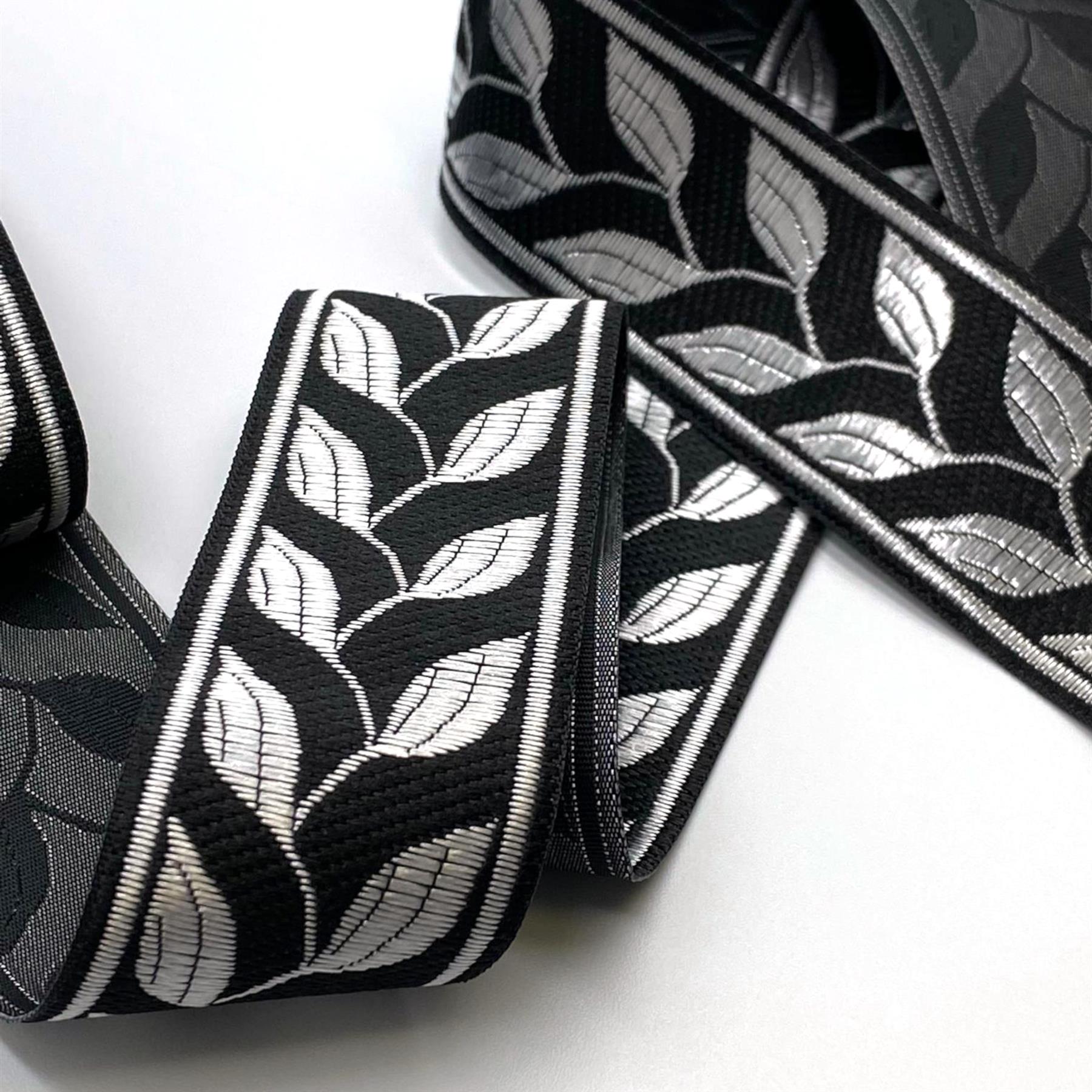Leaf Vine Jacquard Braid 33mm x7m - 5544 - Picture 3 of 3
