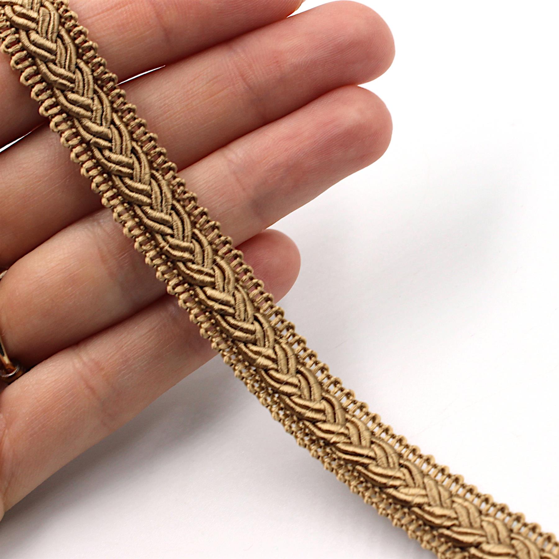Gimp Braid With Small Plait 12mm x1m - 9844 - Available In 41 Variants - Picture 35 of 51